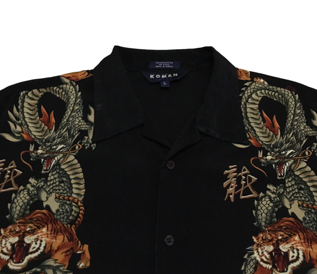 Koman × Vintage Rare Design Vintage Brand Koman Sukajan Shirt 1990s Size US L / EU 52-54 / 3 - 3 Thumbnail