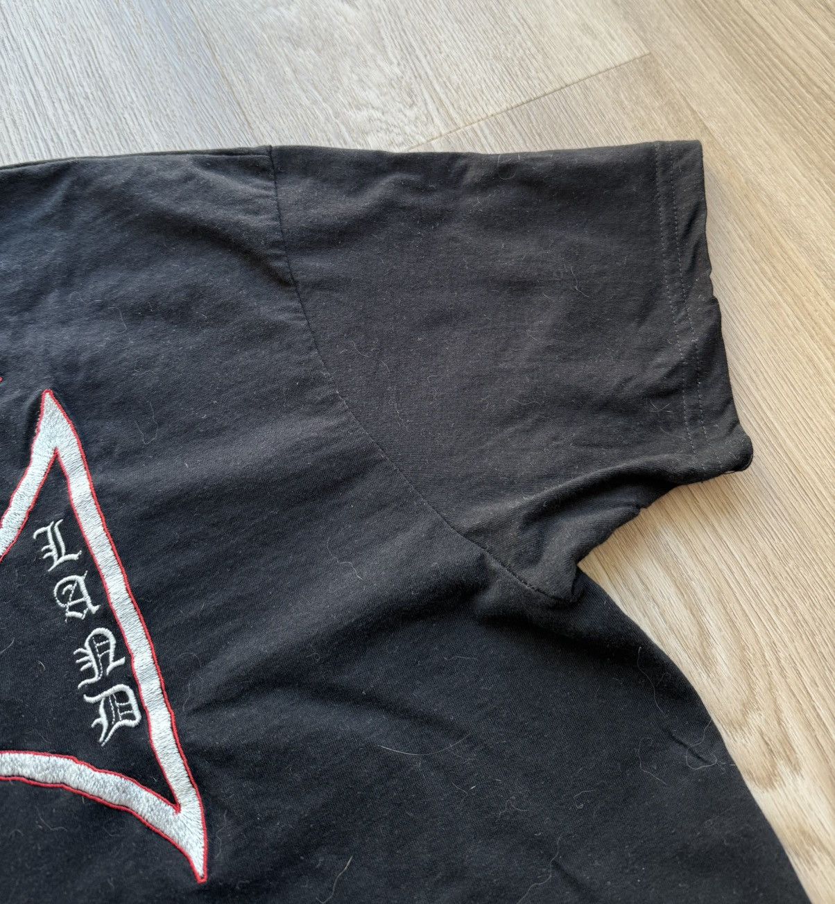 West Coast Choppers Vintage Choppers Black T-Shirt Embroidered Logo Size US L / EU 52-54 / 3 - 4 Thumbnail
