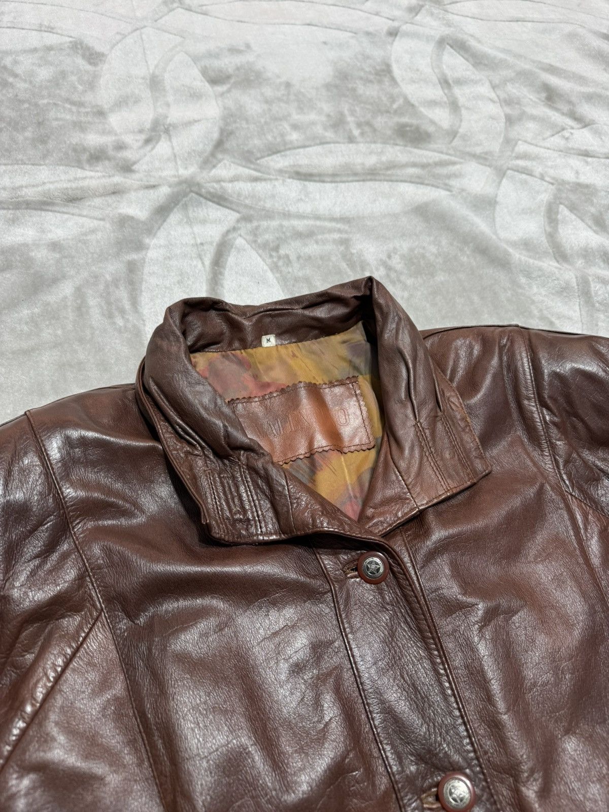 Valentino Valentino Archive Vintage Leather Jacket Made in Korea M Size US M / EU 48-50 / 2 - 4 Thumbnail