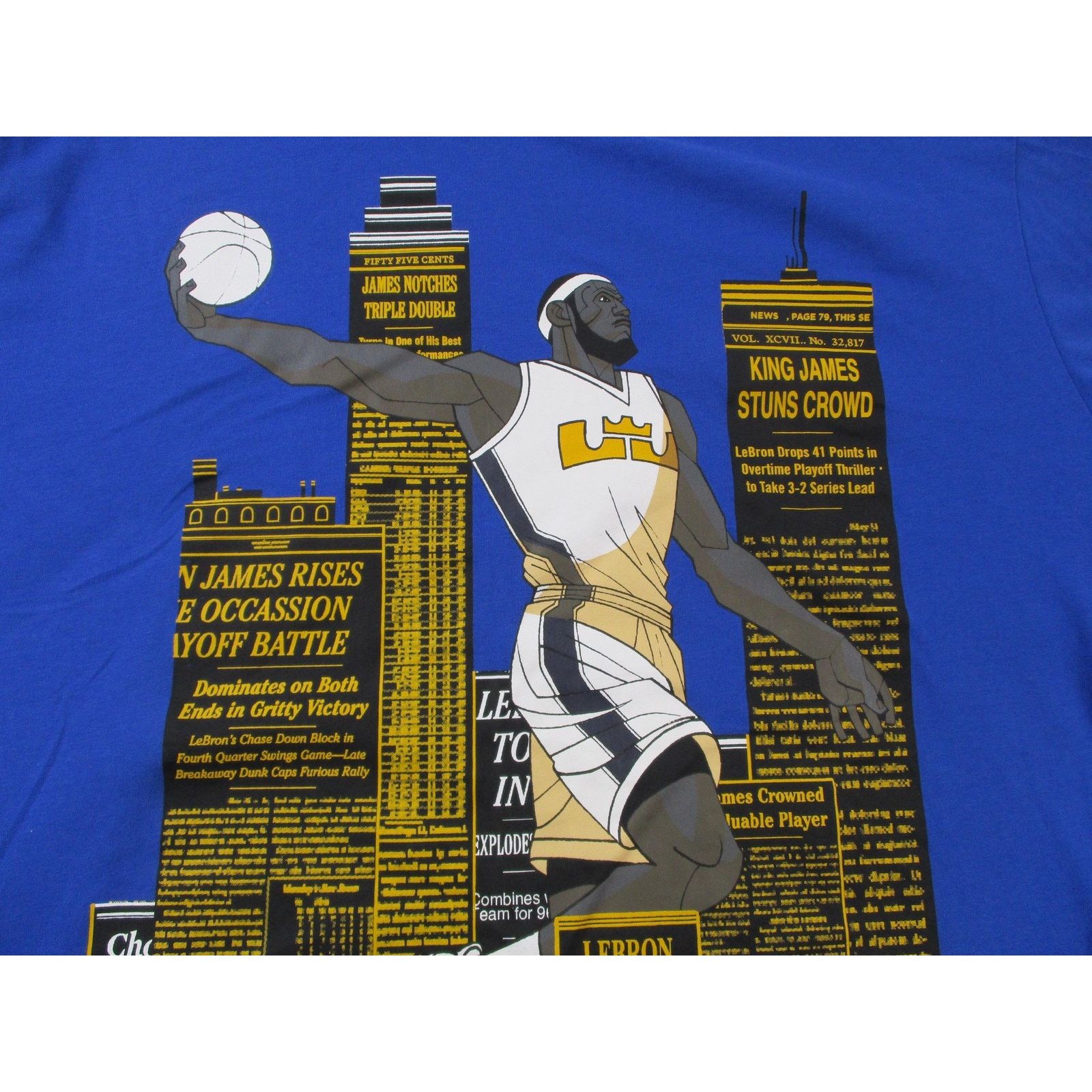 Nike Nike Dri-Fit LeBron James Graphic Tee Mens 2XL Blue 1563 Size US XXL / EU 58 / 5 - 5 Thumbnail