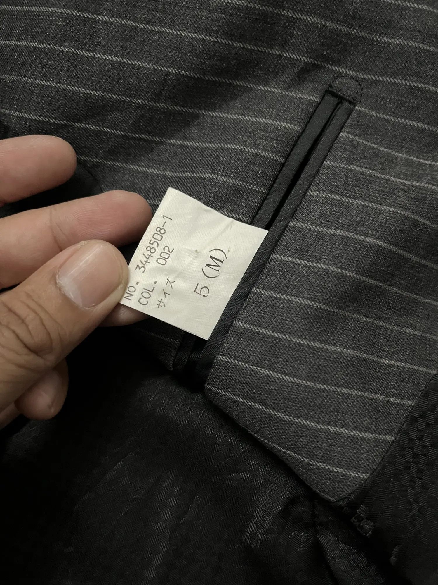 Issey Miyake Issey Miyake Tete Homme Pinstripe Jacket Size US M / EU 48-50 / 2 - 11 Thumbnail