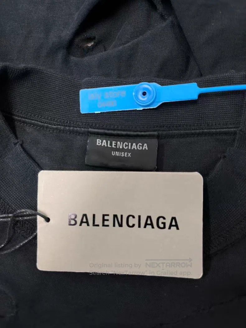 Balenciaga Balenciaga Letter Printed Round Neck Short Sleeve T-Shirt Size US L / EU 52-54 / 3 - 5 Thumbnail