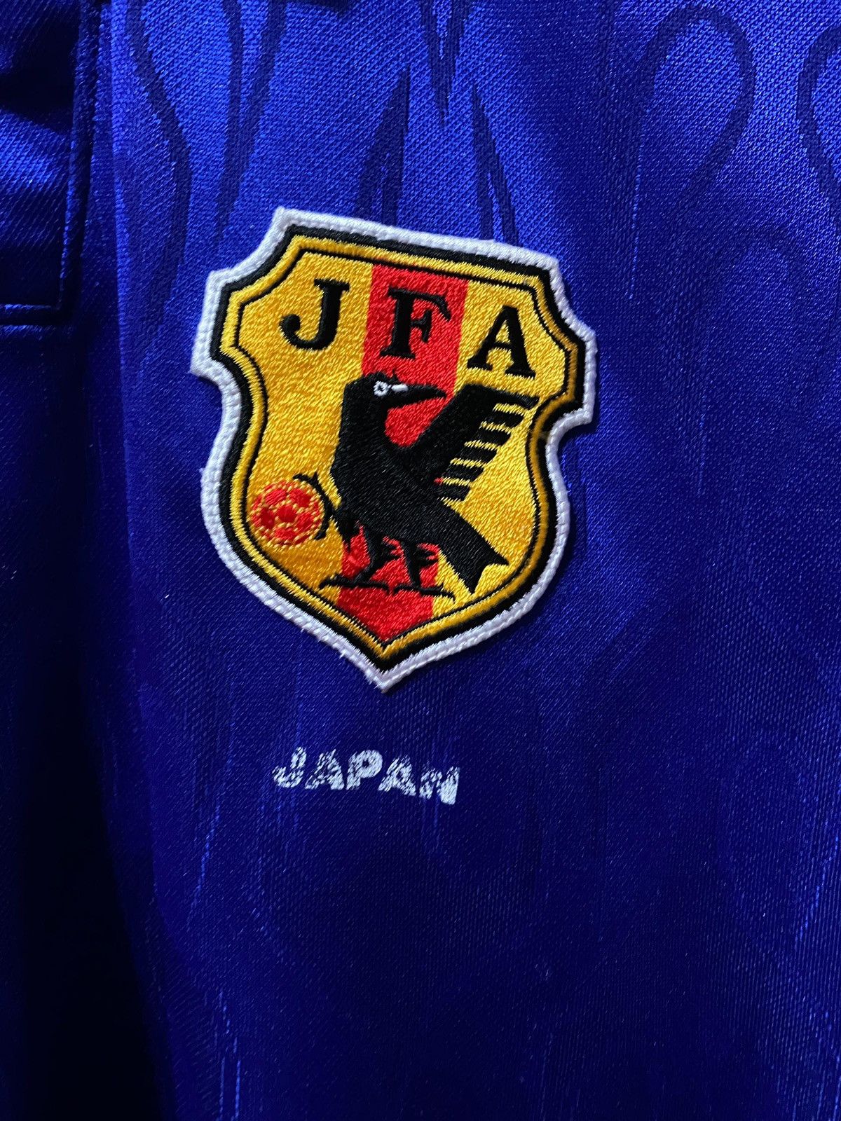Asics × Vintage Vintage 1998 Japan Home World Cup Jersey Size US L / EU 52-54 / 3 - 6 Thumbnail