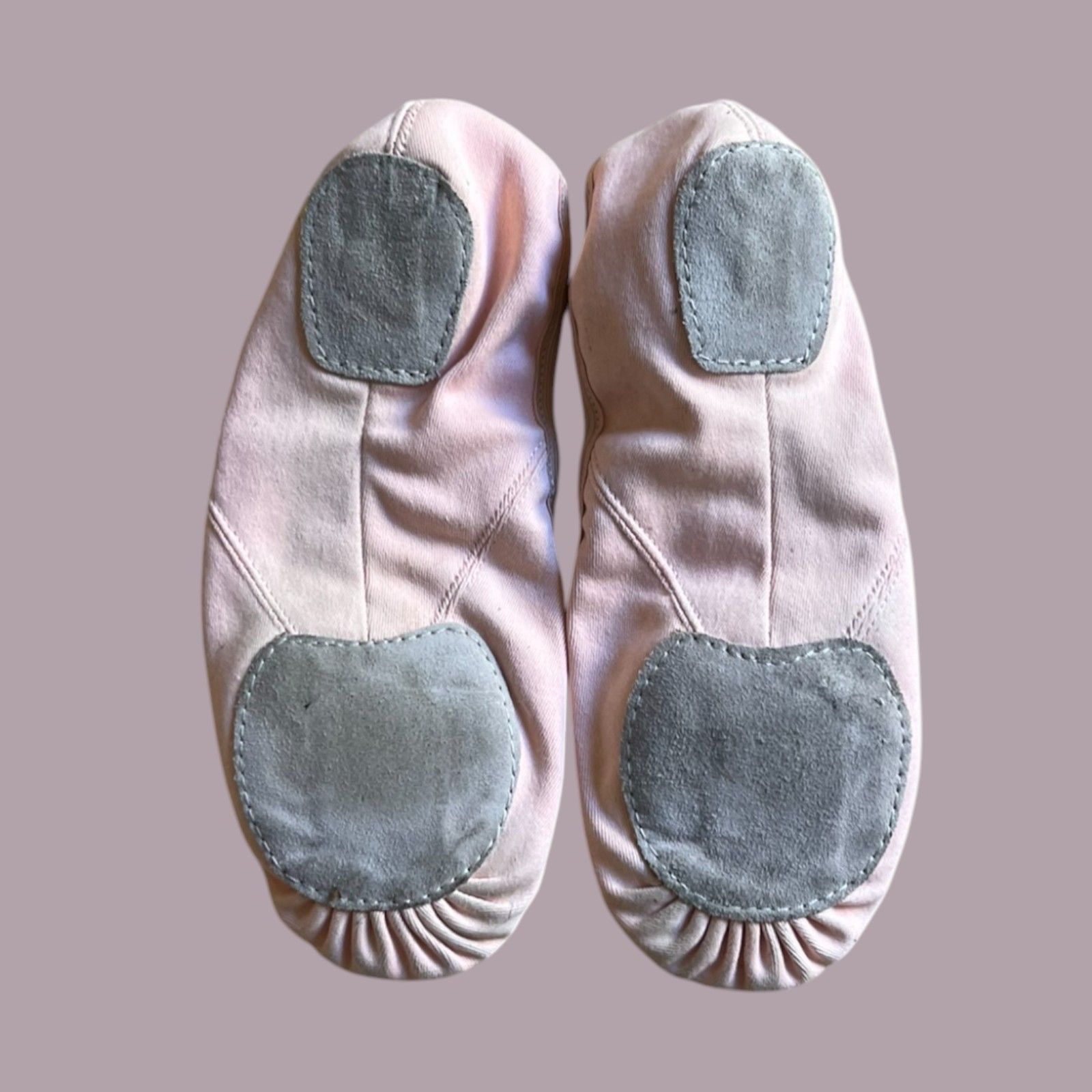 Other Pink Stretch Canvas Ballet Shoes 9.5MW With Leather Sole For Size US 9.5 / IT 39.5 - 4 Thumbnail