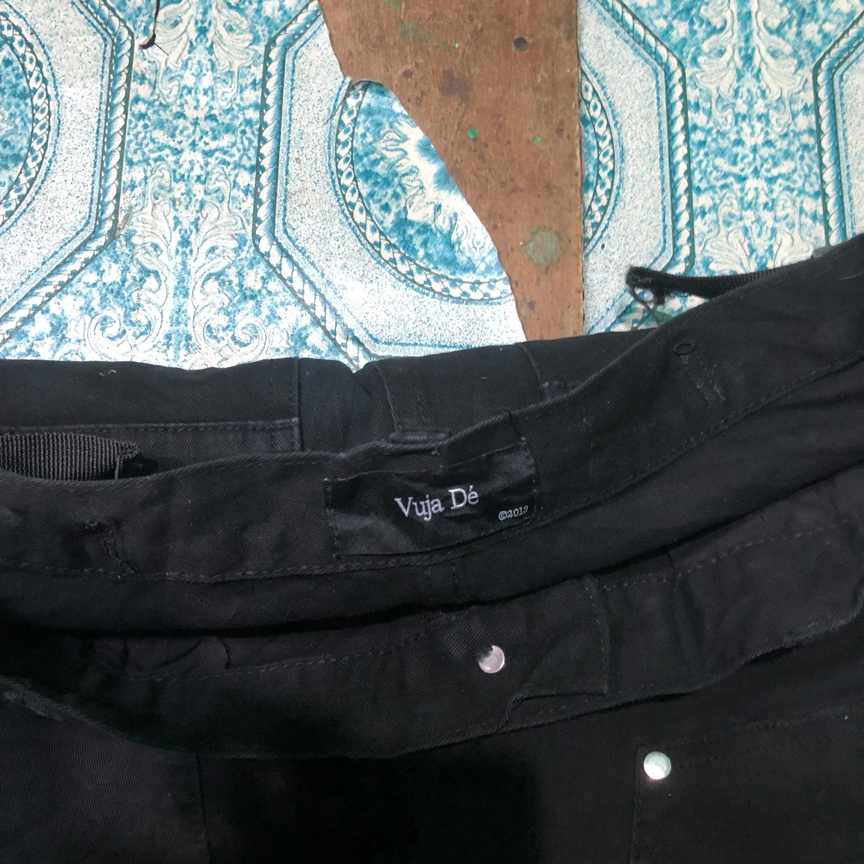Vuja De Vuja De Double Knee Flared Jeans Size US 32 / EU 48 - 10 Thumbnail