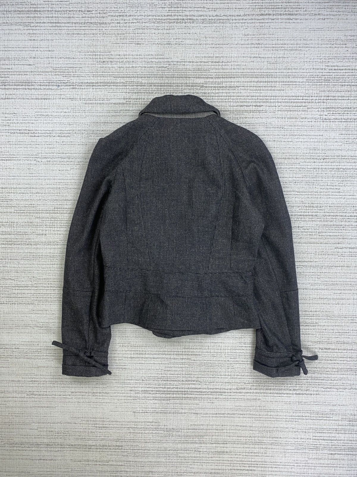 Christian Lacroix × Vintage Vintage Christian Lacroix With Belted Wool Rare Jacket Size S / US 4 / IT 40 - 2 Thumbnail