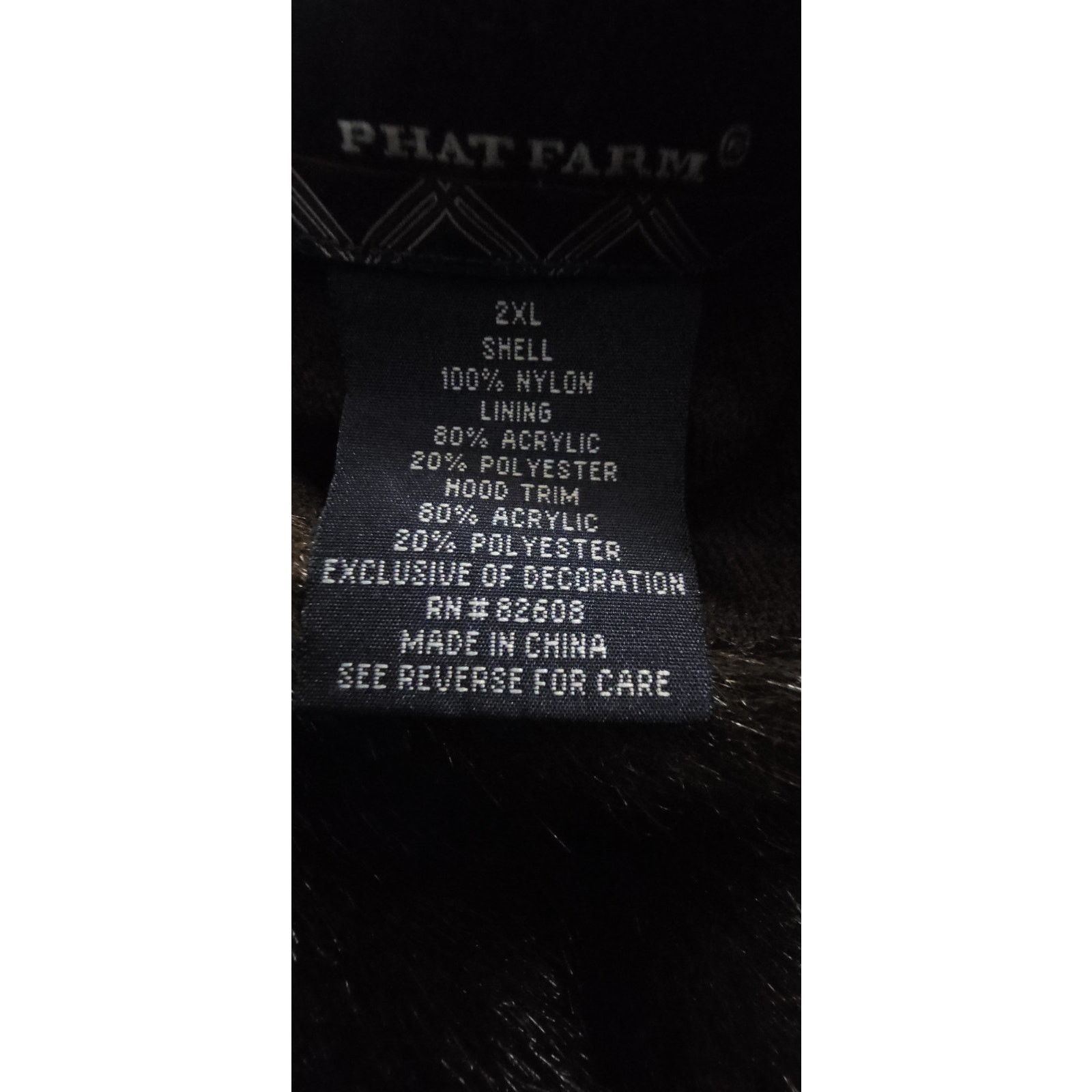 Phat Farm Phat Farm VTG Y2K Reversible Jacket Faux Fur Puffer Hooded Size US XXL / EU 58 / 5 - 10 Thumbnail
