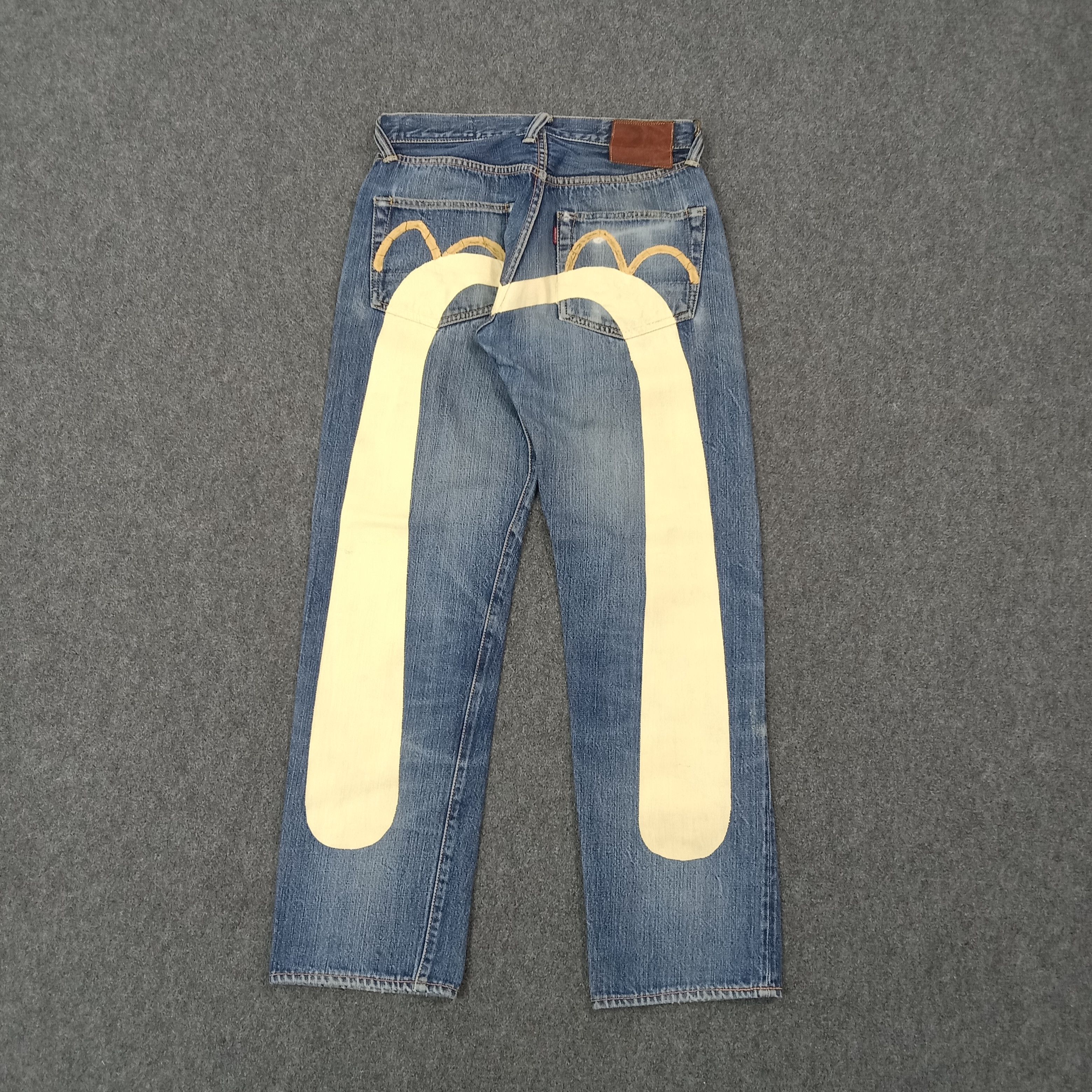 Evisu Evisu Selvedge Japanese Daicock Custom Denim Jeans C265N32 Size US 27 - 1 Thumbnail