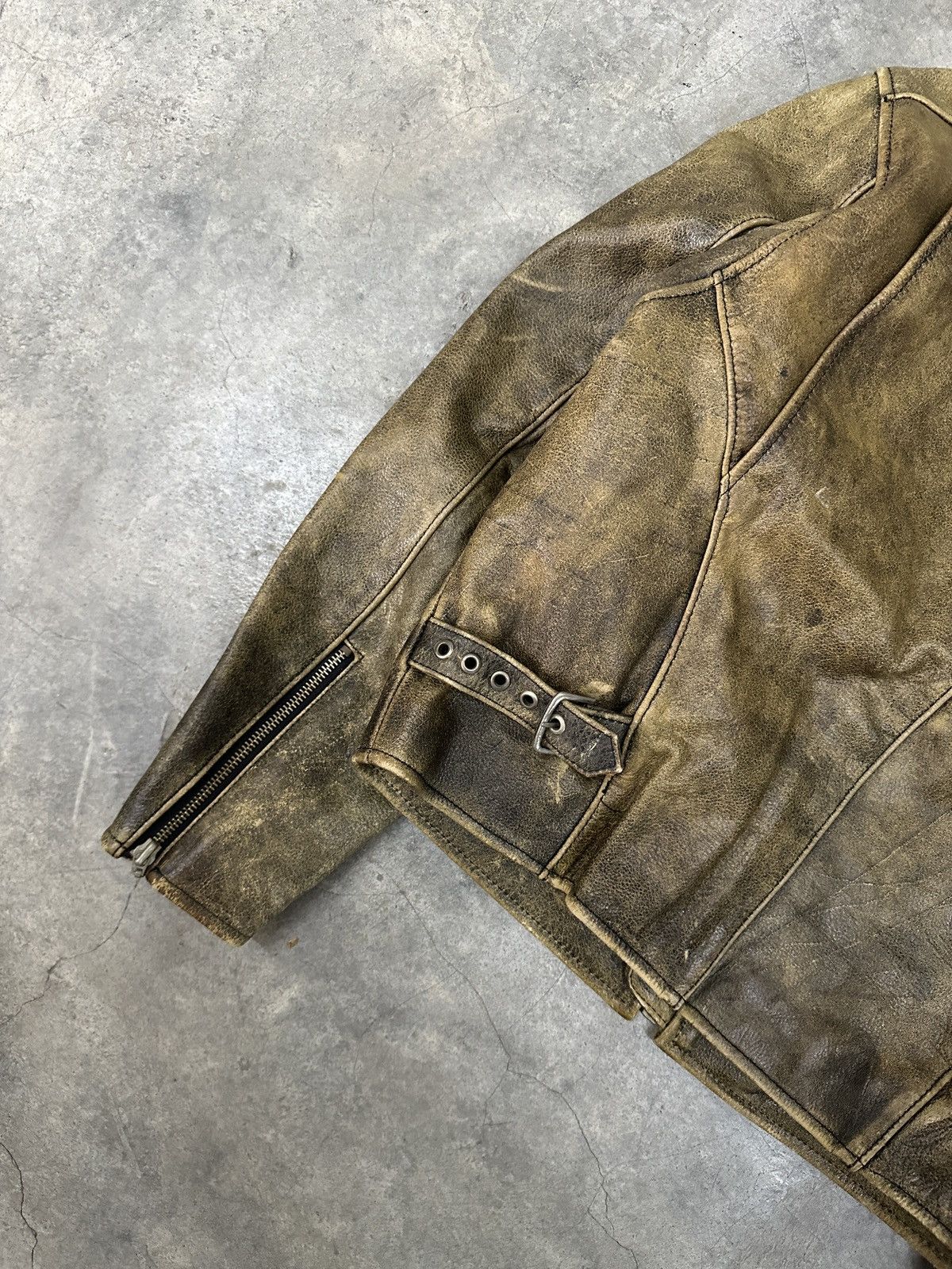 I Am Not A Human Being × Vintage Vintage Human Being Leather Jacket Size US M / EU 48-50 / 2 - 17 Thumbnail