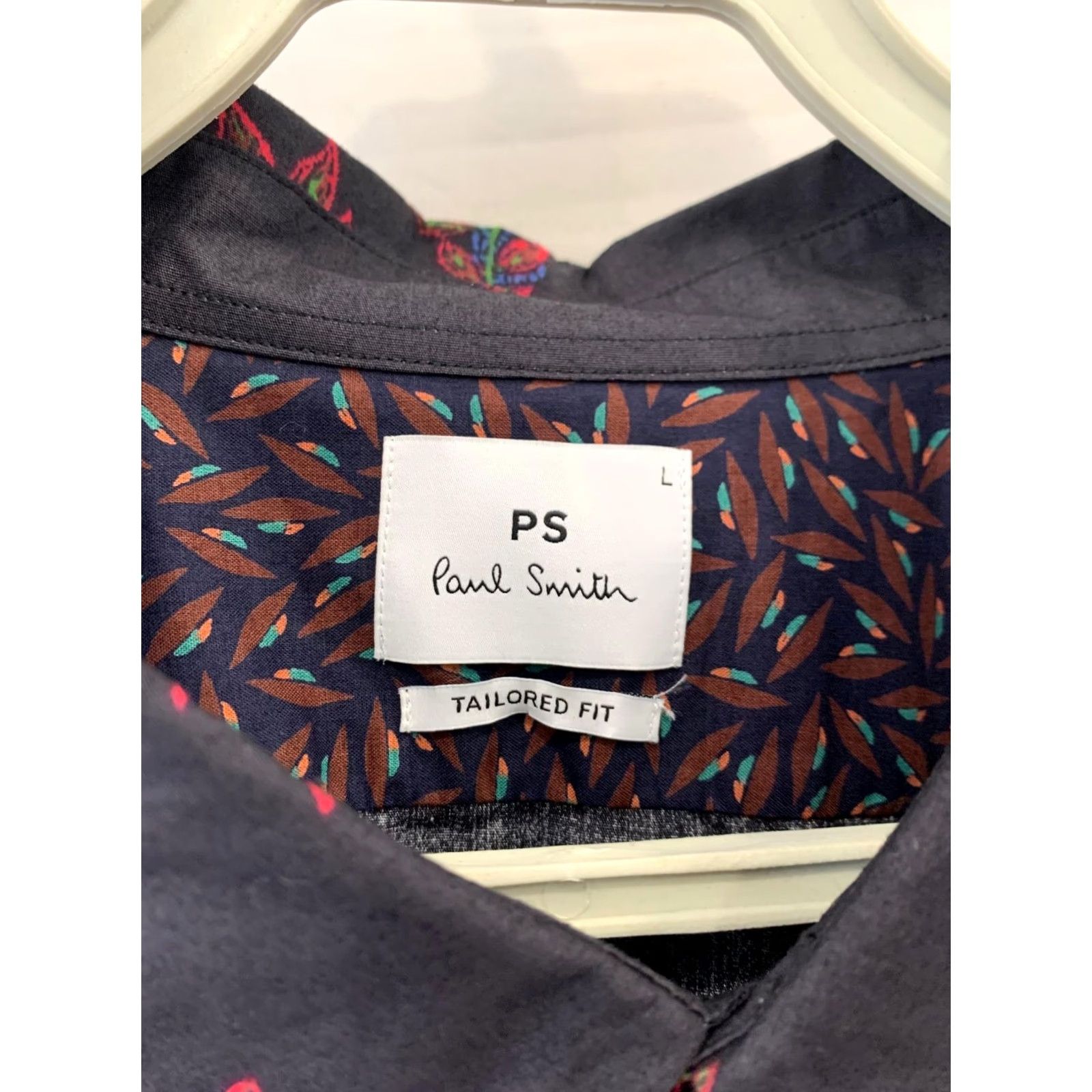 Paul Smith VINTAGE Paul Smith Men’s Tailored Fit Long Sleeve Shirt Navy Floral Rose Print L Size US L / EU 52-54 / 3 - 3 Thumbnail