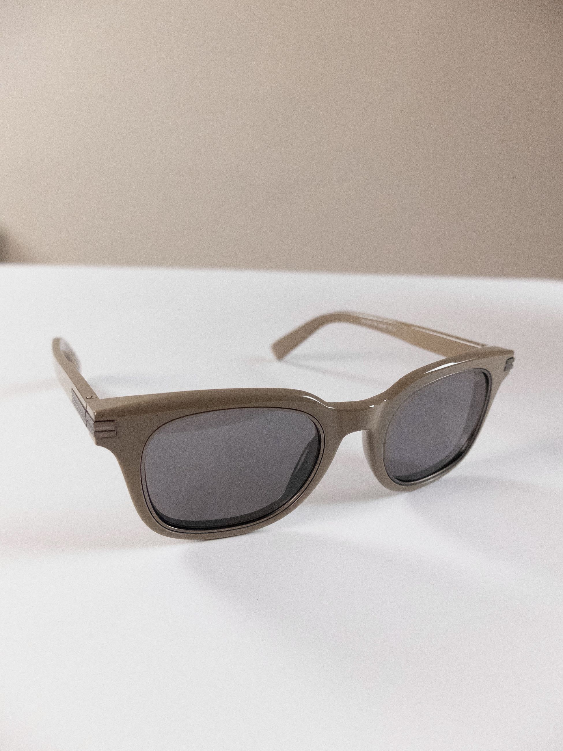 Ermenegildo Zegna ZEGNA shiny beige oval acetate sunglasses authentic Italy Size ONE SIZE - 5 Thumbnail