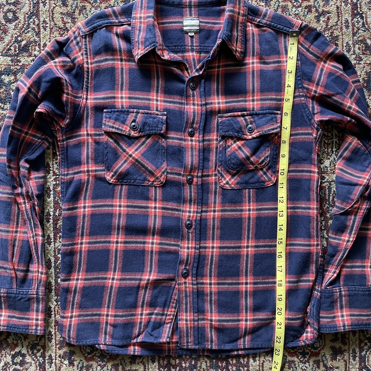 Japanese Brand Momotaro Japan medium-weight flannel shirt blue size 38 Size US S / EU 44-46 / 1 - 10 Thumbnail