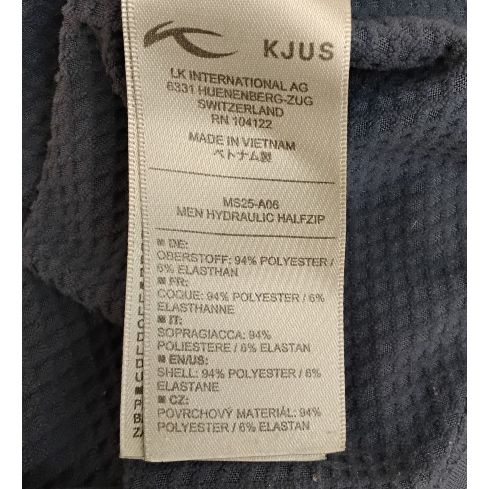 KJUS Kjus 1/4 Zip Pullover Base Layer Men's L Blue Winter Sports Size US L / EU 52-54 / 3 - 6 Thumbnail