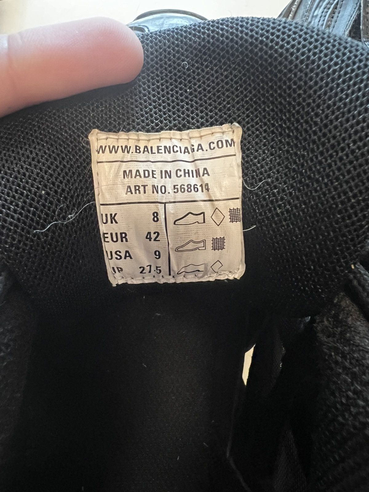 Balenciaga Balenciaga Track2 black sneaker Size US 9 / EU 42 - 7 Thumbnail