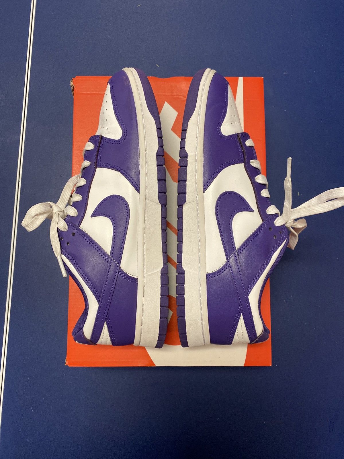 Nike Nike Dunk Low Championship Court Purple Size US 9 / EU 42 - 3 Thumbnail