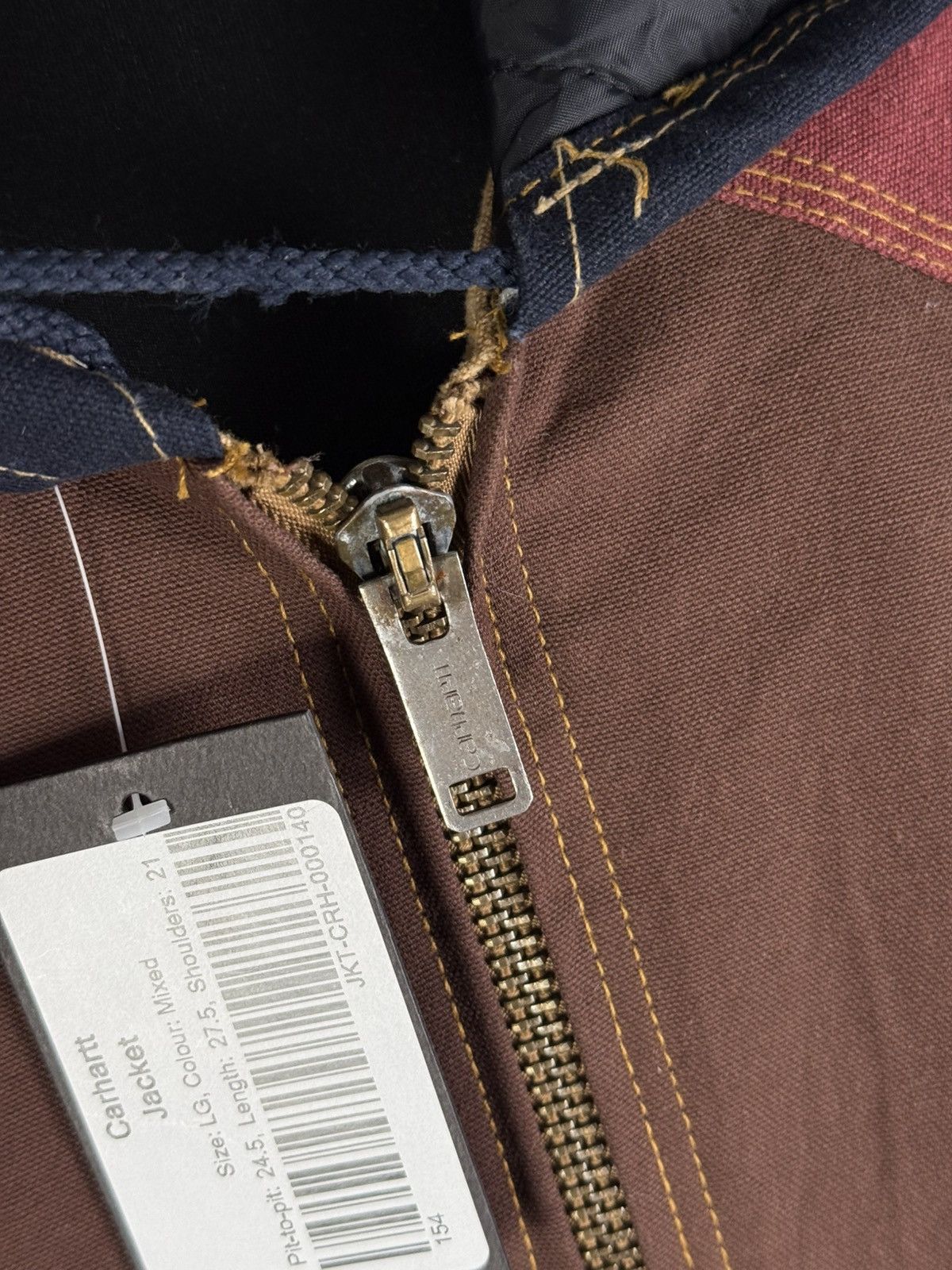 Carhartt Carhartt Detroit Reworked Handmade Jacket Y2K Size US L / EU 52-54 / 3 - 7 Thumbnail