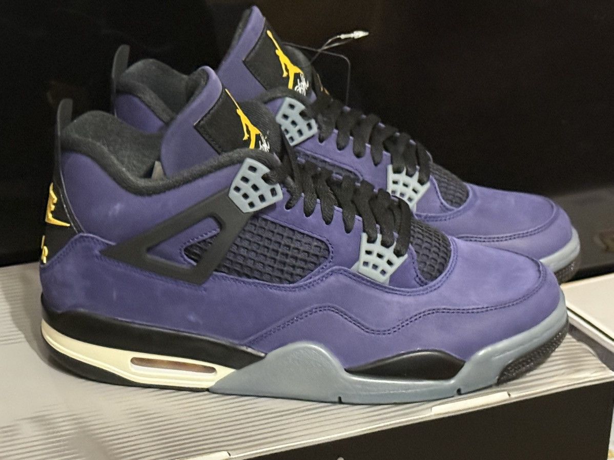 Jordan Brand Size 11 - Air Jordan 4 Retro Lakers-Brand new with box Size US 11 / EU 44 - 2 Thumbnail