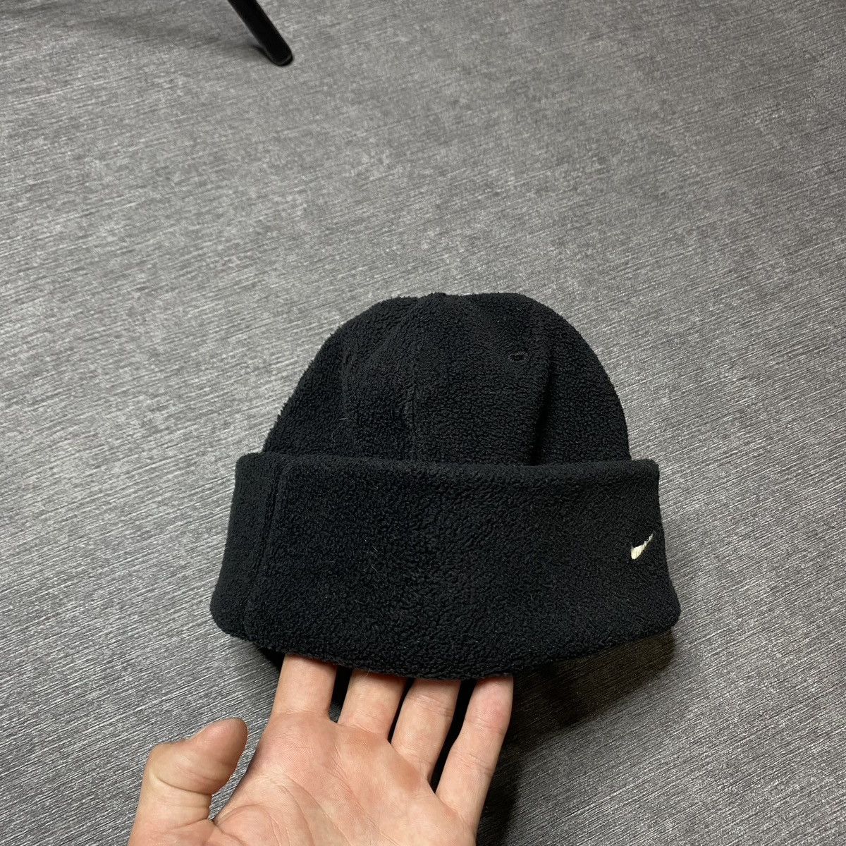 Nike × Vintage Vintage Nike fleece hat y2k beanie Size ONE SIZE - 2 Thumbnail