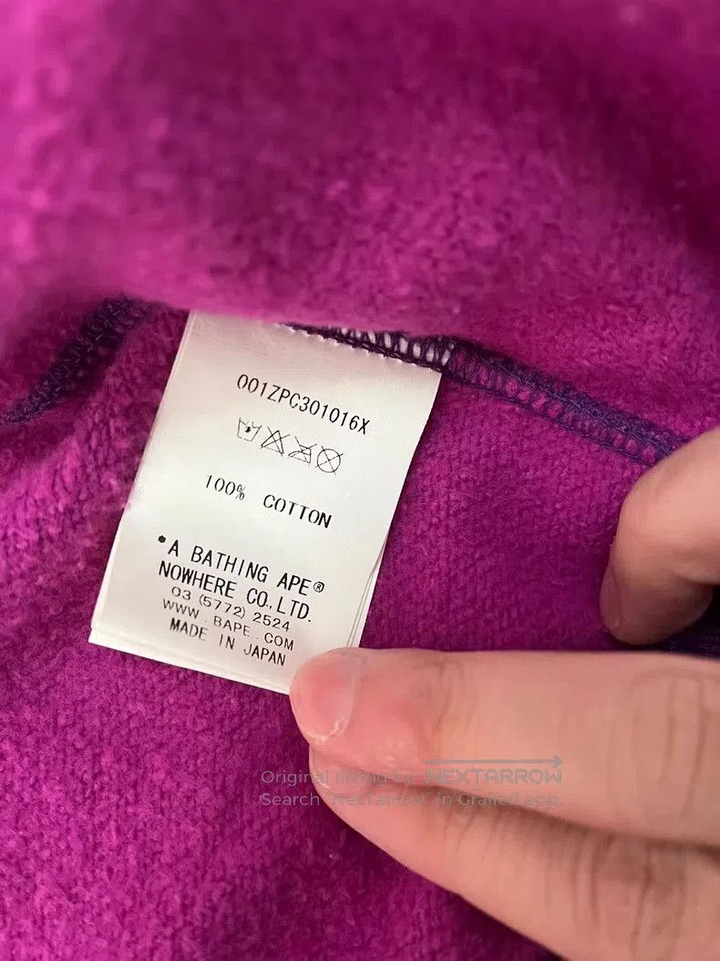 Bape Purple Camouflage BAPE Zip-up Hoodie. Size US M / EU 48-50 / 2 - 4 Thumbnail
