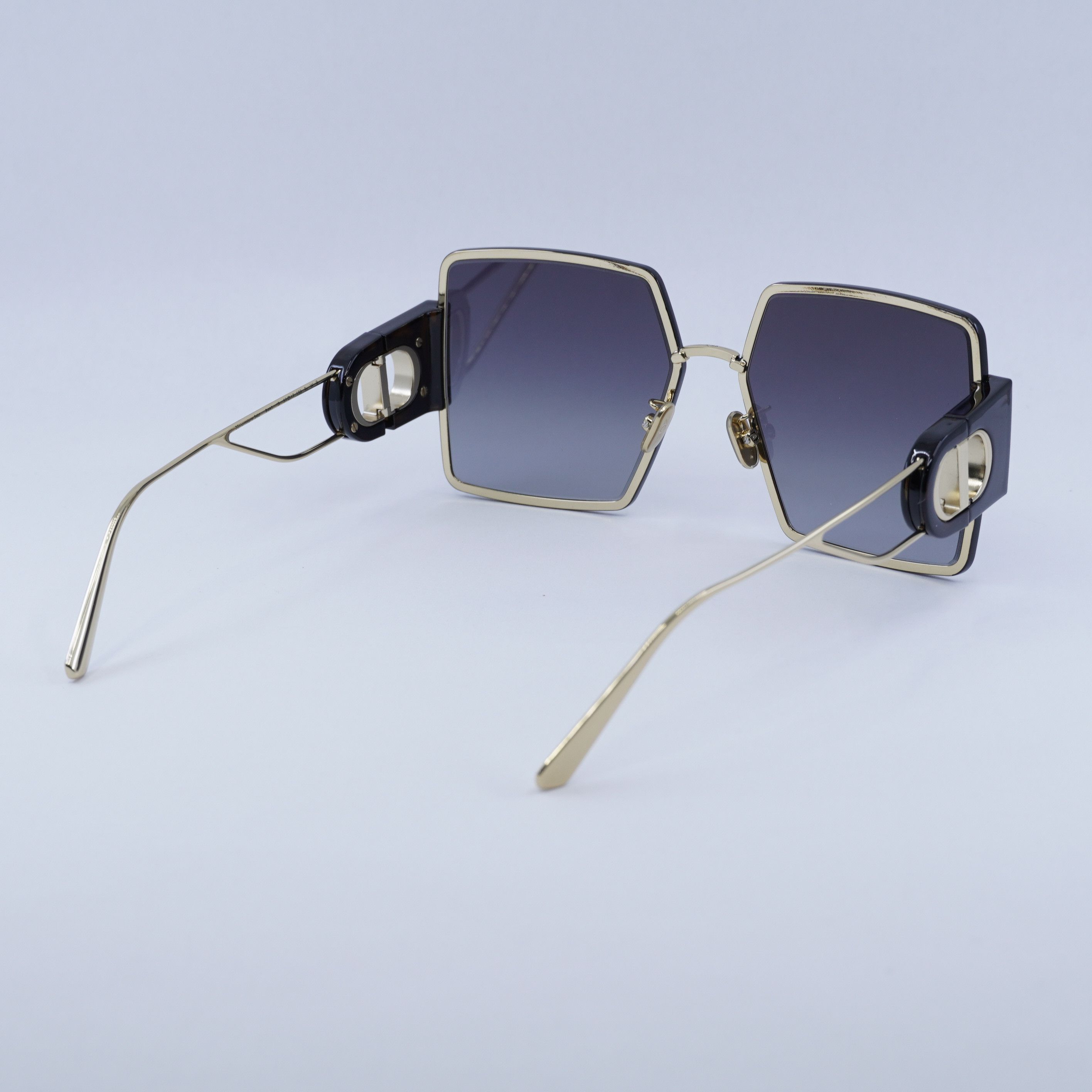 Dior Dior 30MONTAIGNE S4U B4A1 Sunglasses Gold Square Frame Size ONE SIZE - 6 Thumbnail
