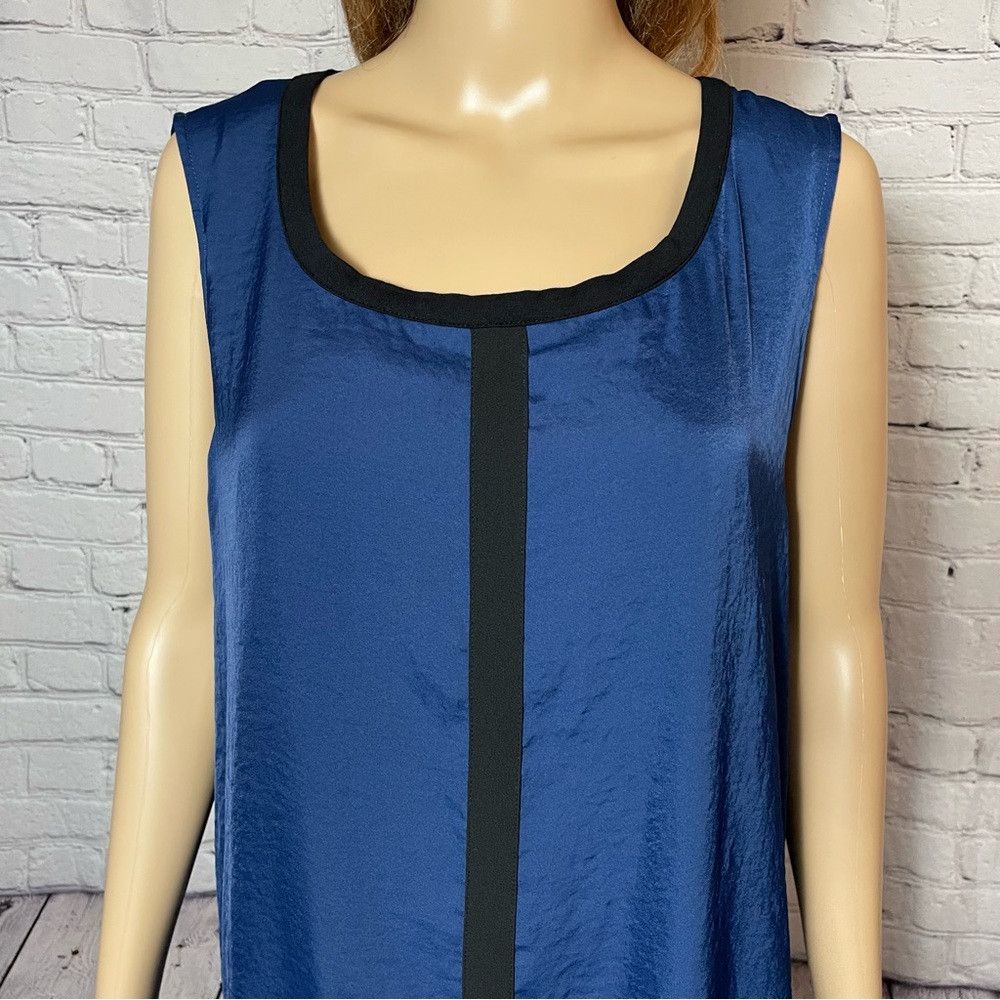 Kenneth Cole Kenneth Cole Sleeveless Blue Black Dress Size XL Size XL / US 12-14 / IT 48-50 - 2 Thumbnail