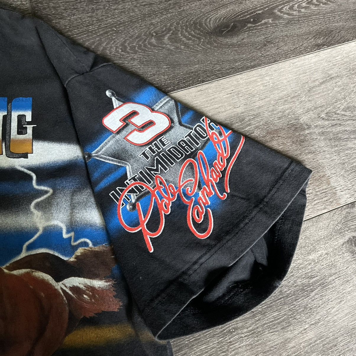 NASCAR Vintage 1997 NASCAR Dale Earnhardt All Over Print Horses Tee Size US XXL / EU 58 / 5 - 6 Thumbnail