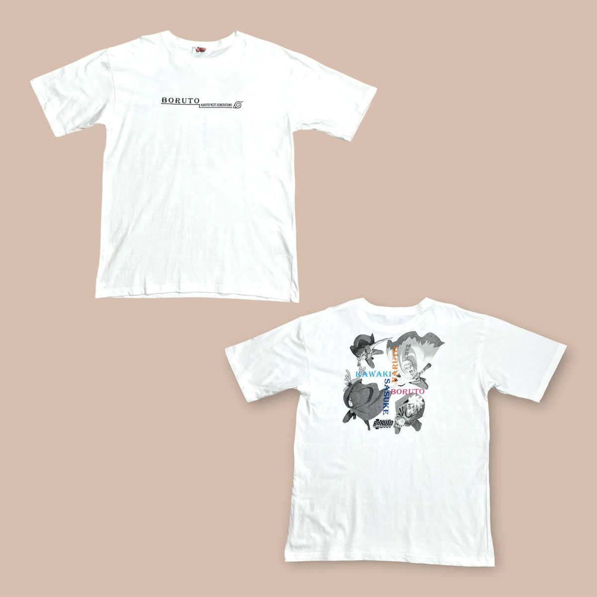 Anime Boruto White tee Size US L / EU 52-54 / 3 - 1 Thumbnail