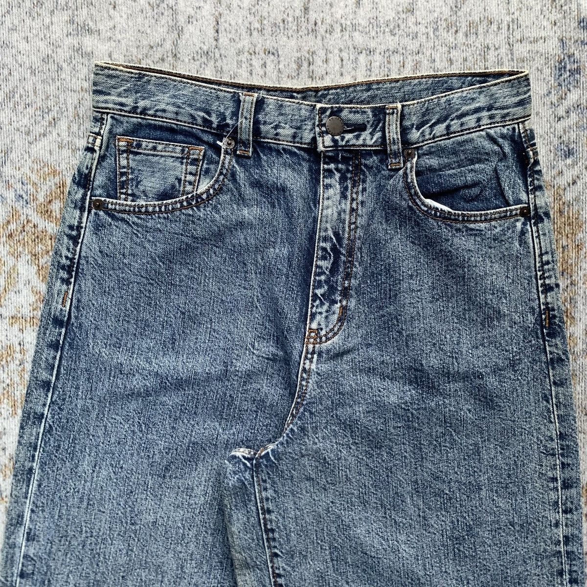 Japanese Brand Rare Japanese Brand GU Wide Denim Jeans Size US 29 - 2 Thumbnail