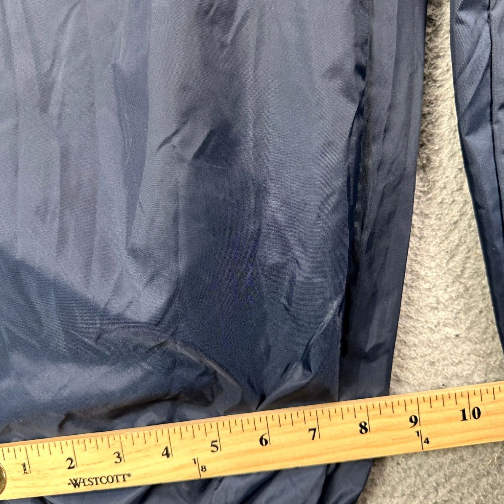 Croft & Barrow Croft Barrow Sport Mens XL Wind Pants Jogger Blue Lined Elastic Waistband Size US 36 / EU 52 - 7 Thumbnail