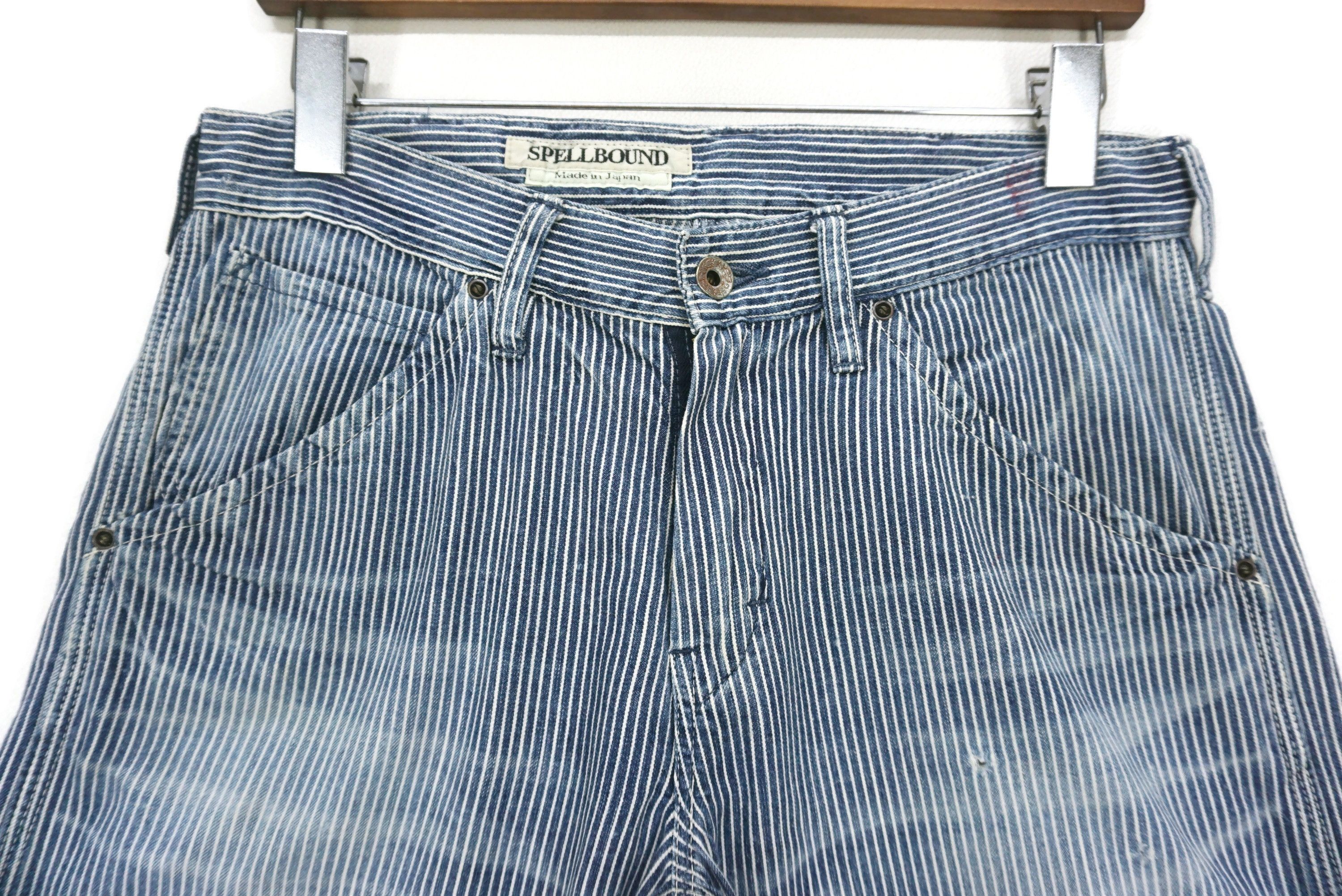 Japanese Brand Spellbound Jeans fit W31xL27 Cropped Hickory Carpenter Size US 28 / EU 44 - 3 Thumbnail