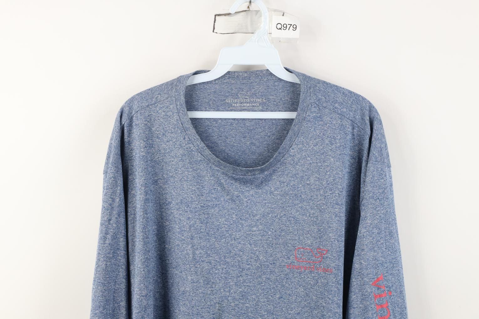 Vineyard Vines Vineyard Vines Performance Whale Long Sleeve T-Shirt Blue Size US XXL / EU 58 / 5 - 2 Thumbnail
