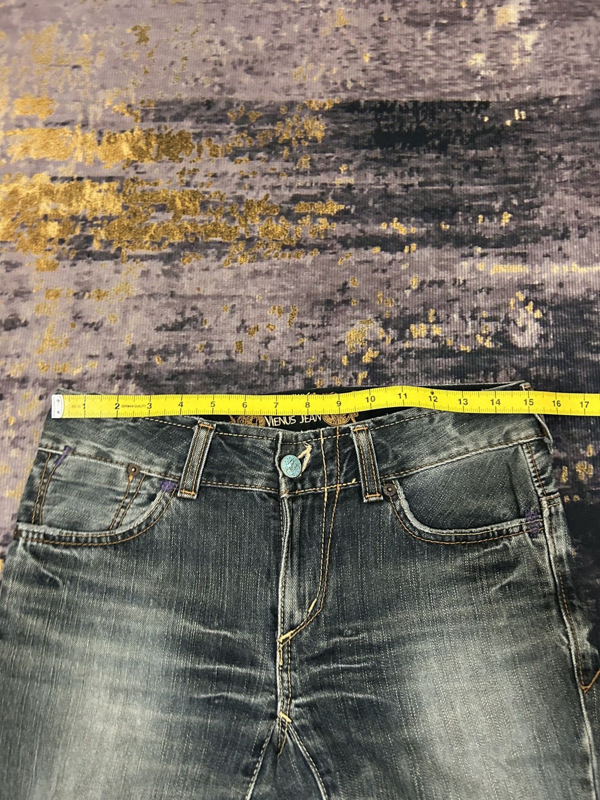 Edwin Vintage Venus Something Edwin Washed Flare Jeans Size US 30 / EU 46 - 15 Thumbnail