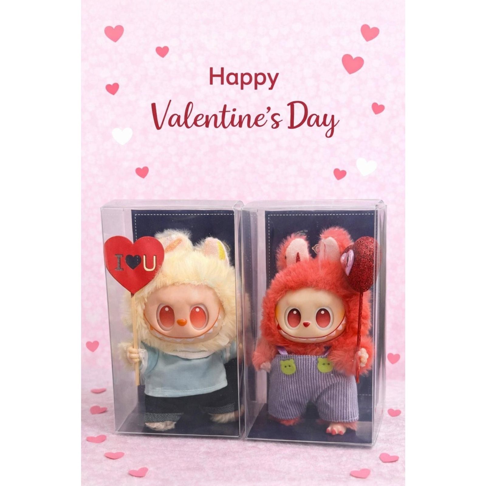 Other Labubu Valentine Lovers Couple – Cute Collectible Figures Size ONE SIZE - 2 Thumbnail