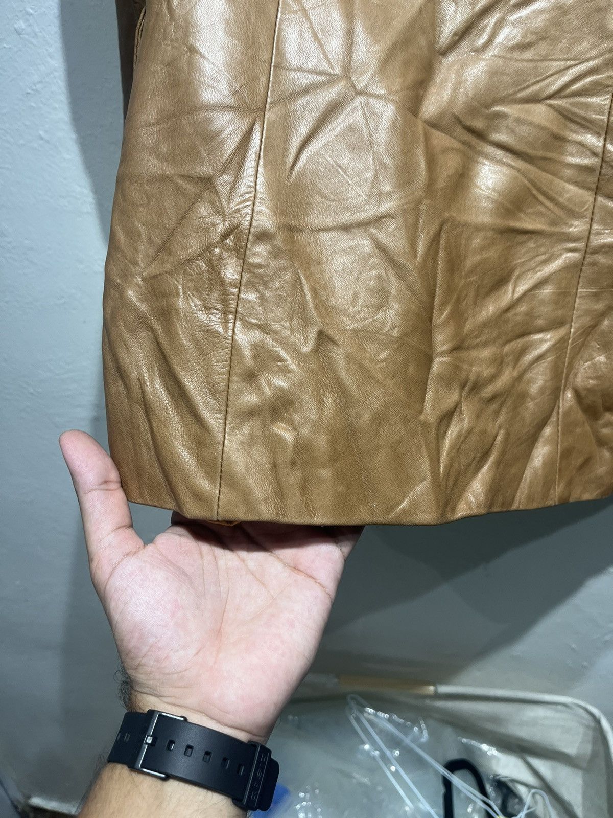 Loro Piana Vintage Loro Piana leather jacket Size M / US 6-8 / IT 42-44 - 17 Thumbnail