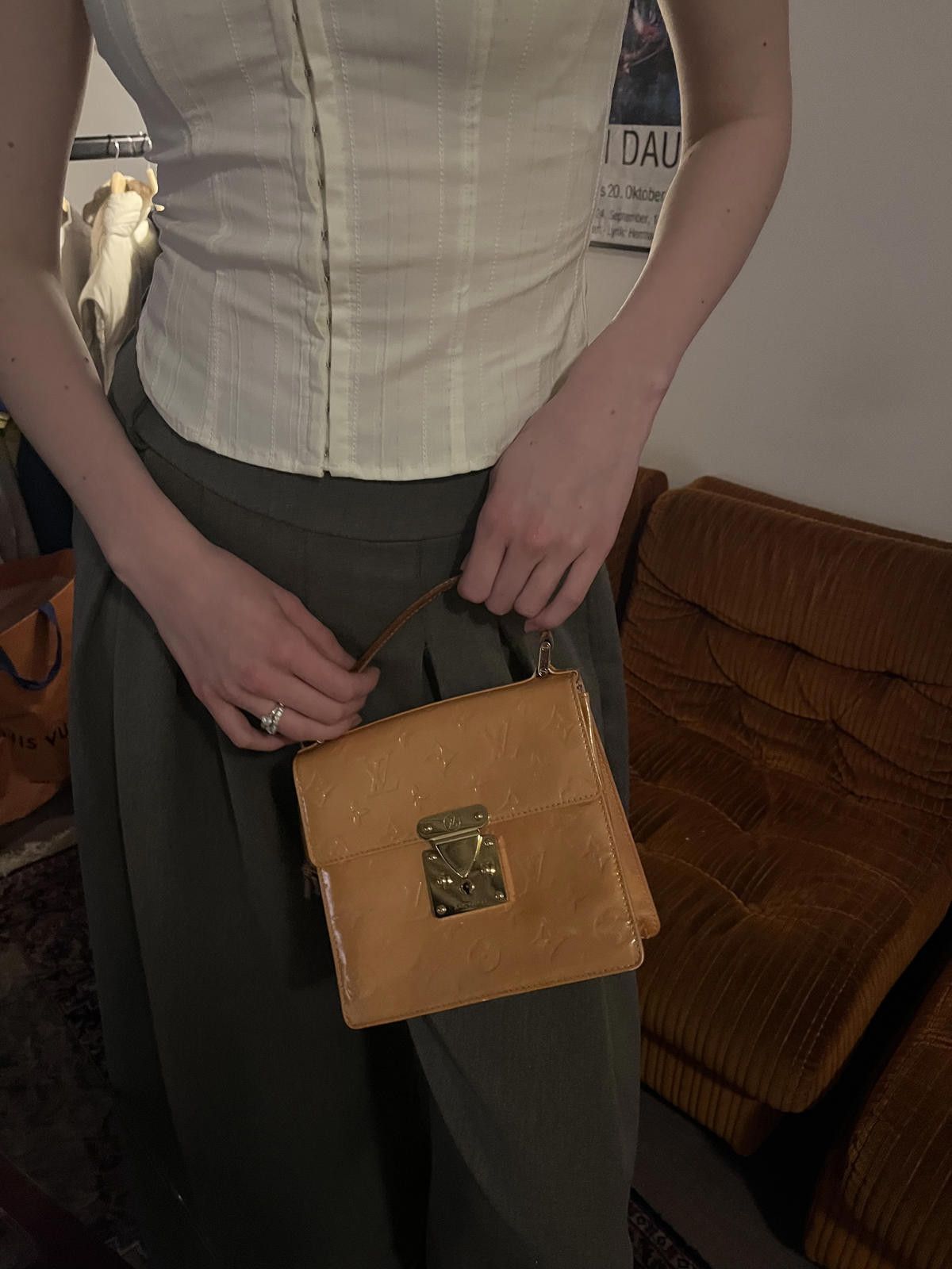 Louis Vuitton Louis Vuitton - Vintage Monogram Vernis Leather Top Handle S Size ONE SIZE - 3 Thumbnail