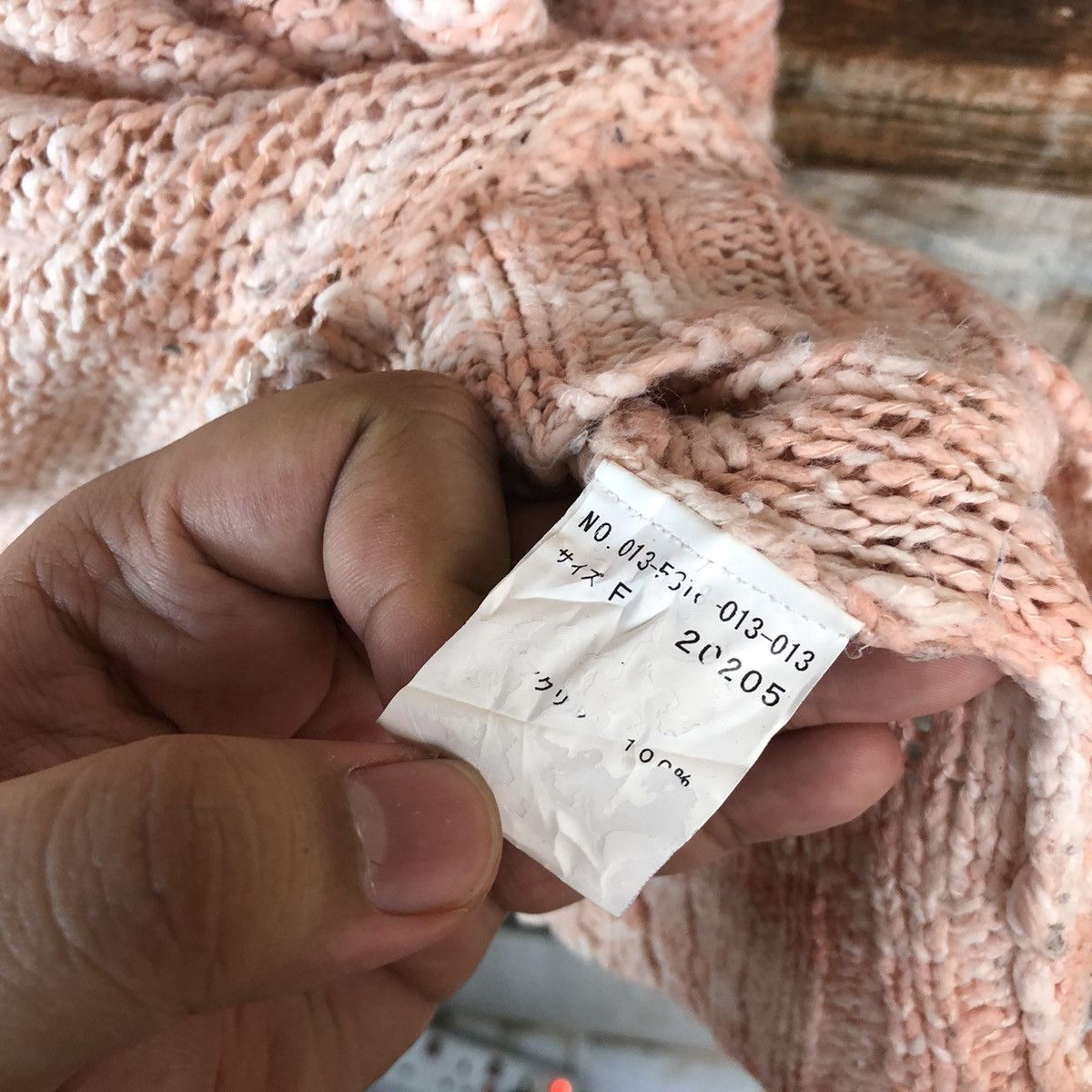 Aran Isles Knitwear × Japanese Brand Japanese Knit Sweaters Pink Page Boy #974 Size M / US 6-8 / IT 42-44 - 10 Thumbnail