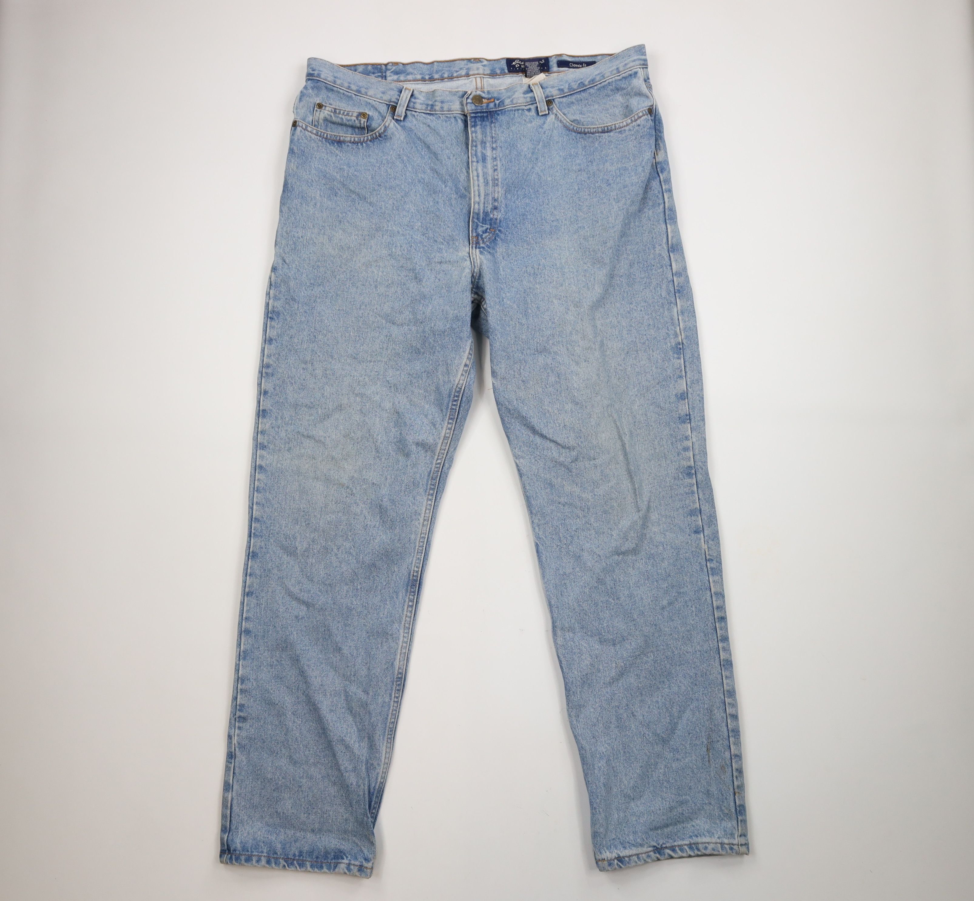 Eddie Bauer × Vintage Vintage 90s Eddie Bauer Classic Fit Denim Jeans Blue Size US 42 / EU 58 - 1 Thumbnail