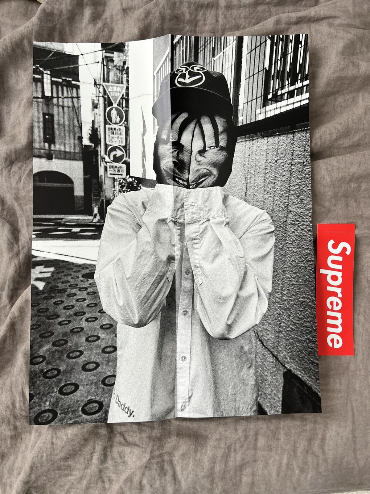 Supreme Medium Supreme Aphex Twin Mechanix Gloves plus Poster Size ONE SIZE - 5 Thumbnail
