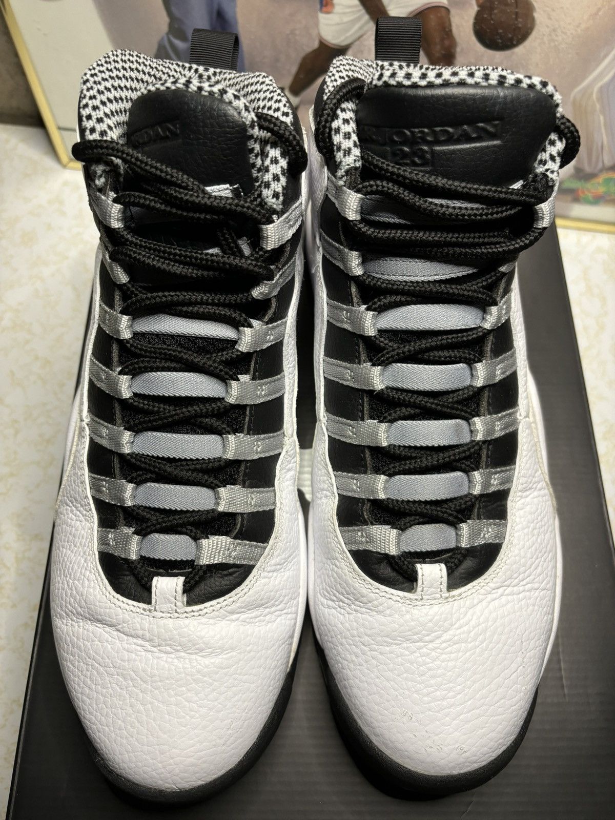 Jordan Brand Air Jordan 10 Retro 2013 Steel 2013 Size US 11.5 / EU 44-45 - 2 Thumbnail
