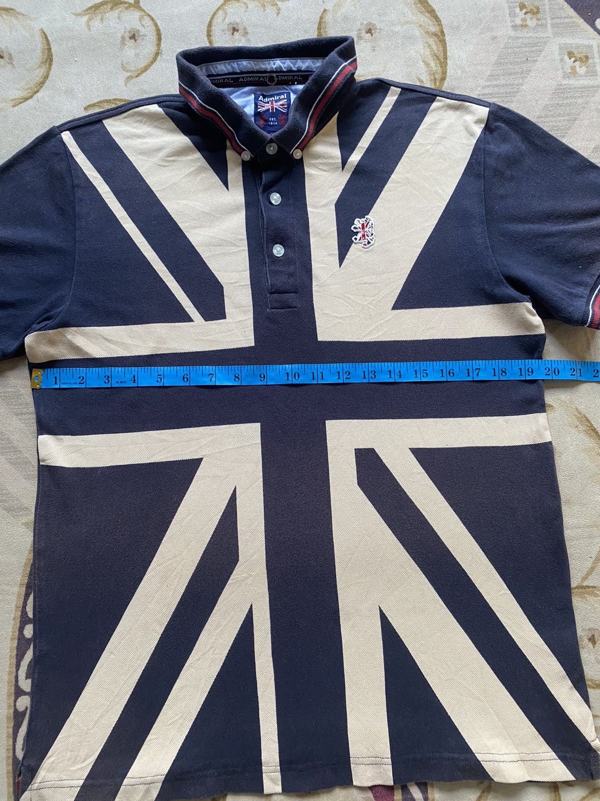 Japanese Brand Vintage Admiral polo tee Size US M / EU 48-50 / 2 - 8 Thumbnail