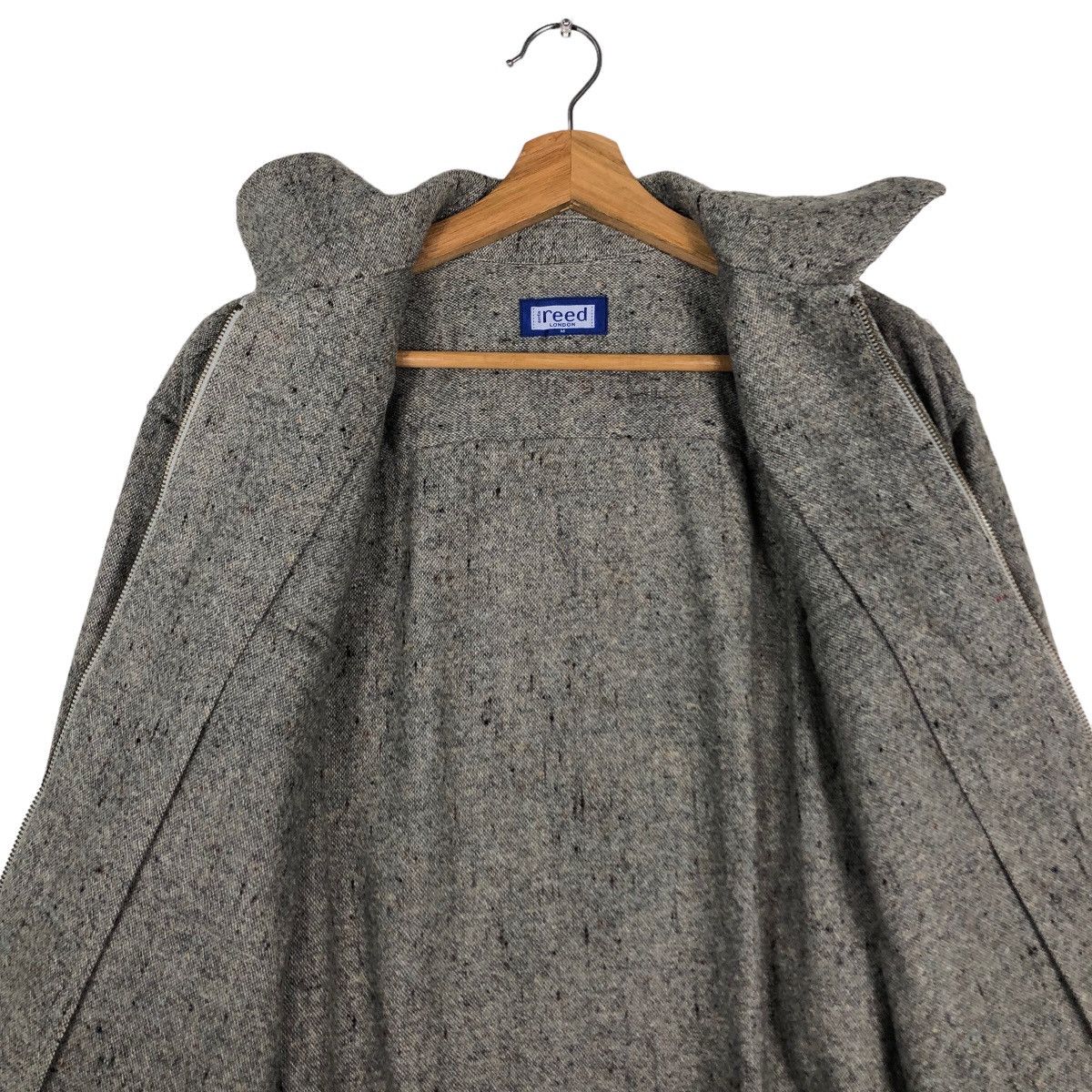 Issey Miyake 🔥Vintage Wool Jacket Biker Reed London Herringbone Size US M / EU 48-50 / 2 - 14 Thumbnail