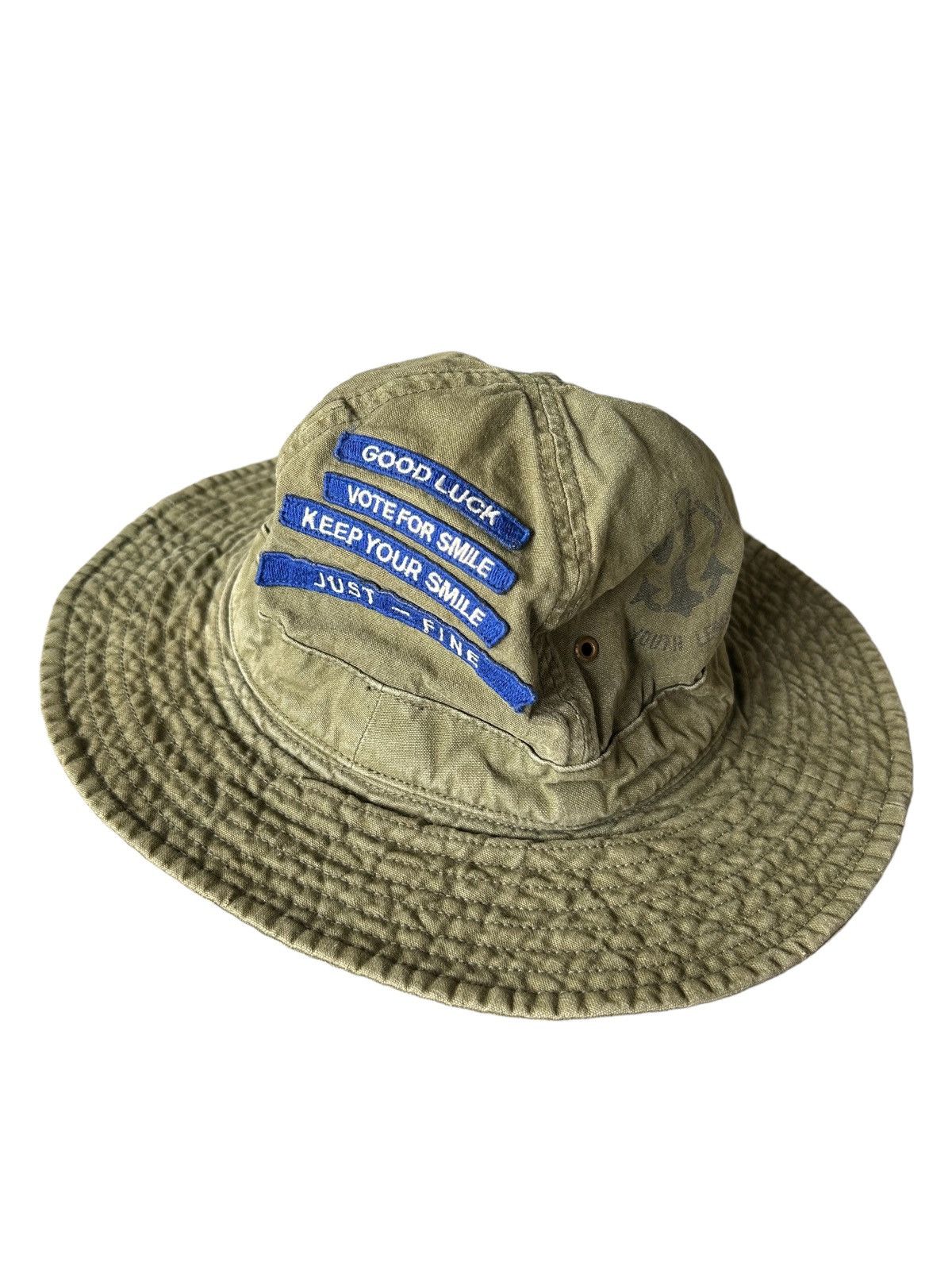 Japanese Brand × Kapital × Vintage DENIM DUNGAREE VINTAGE BUCKET HATS MADE IN JAPAN🎌 Size ONE SIZE - 1 Thumbnail