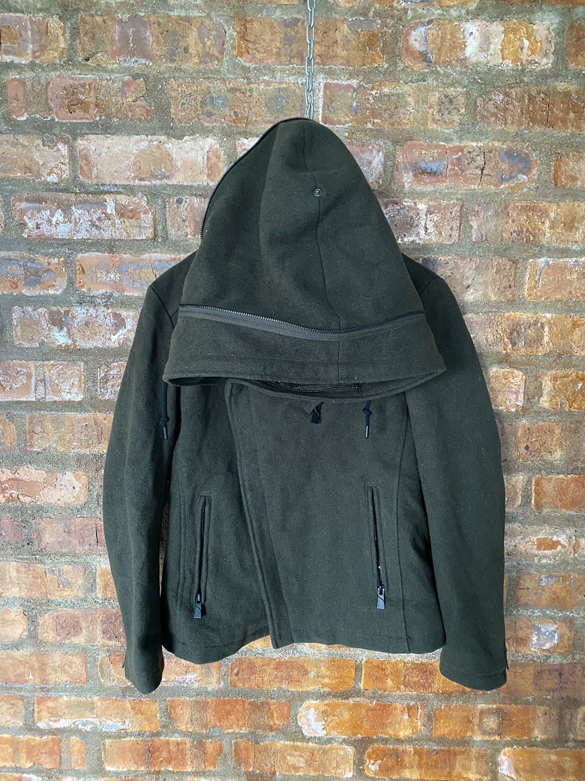 Katharine Hamnett London Vtg K.Hamnett Gimmick Bono Wool padded large hoodie Size US S / EU 44-46 / 1 - 3 Thumbnail