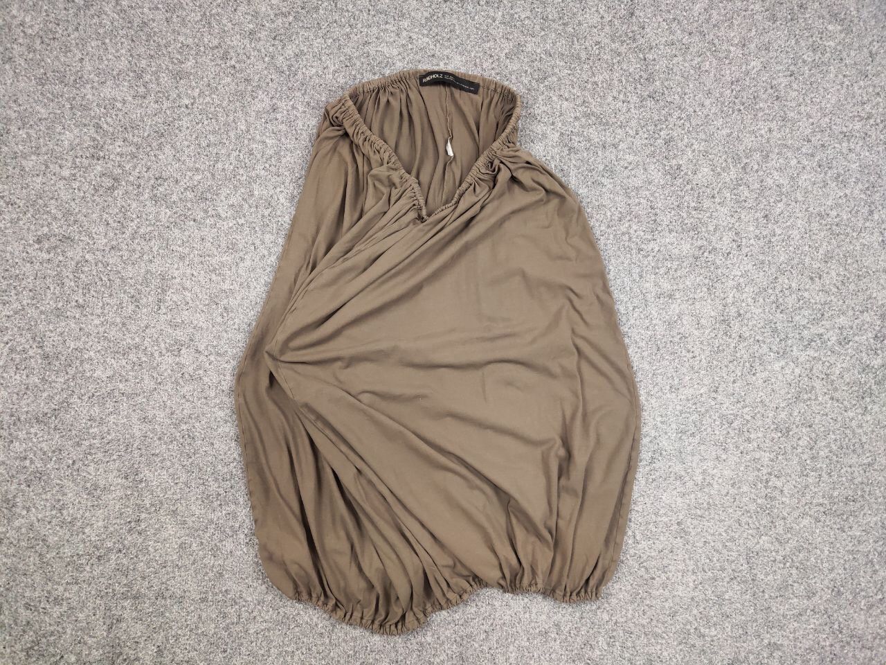 Rundholz Rundholz Design Skirt Cylinder elastic bands khaki color Size 28" / US 6 / IT 42 - 8 Thumbnail