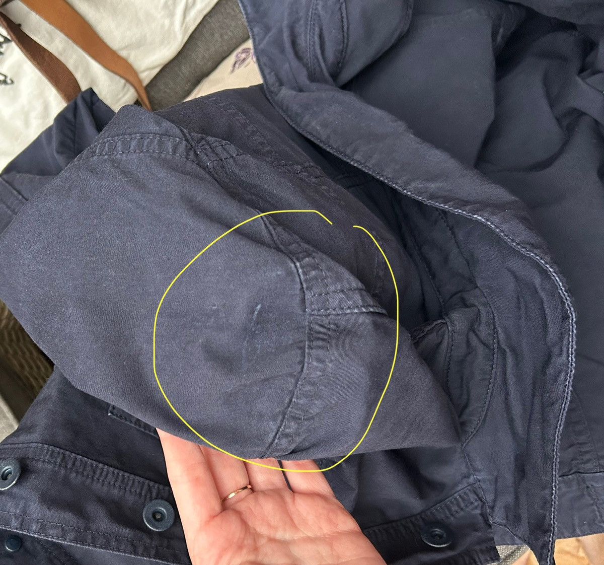 Balenciaga Balenciaga Paris Navy Cotton Field Jacket Ghesquière Era Size US L / EU 52-54 / 3 - 14 Thumbnail