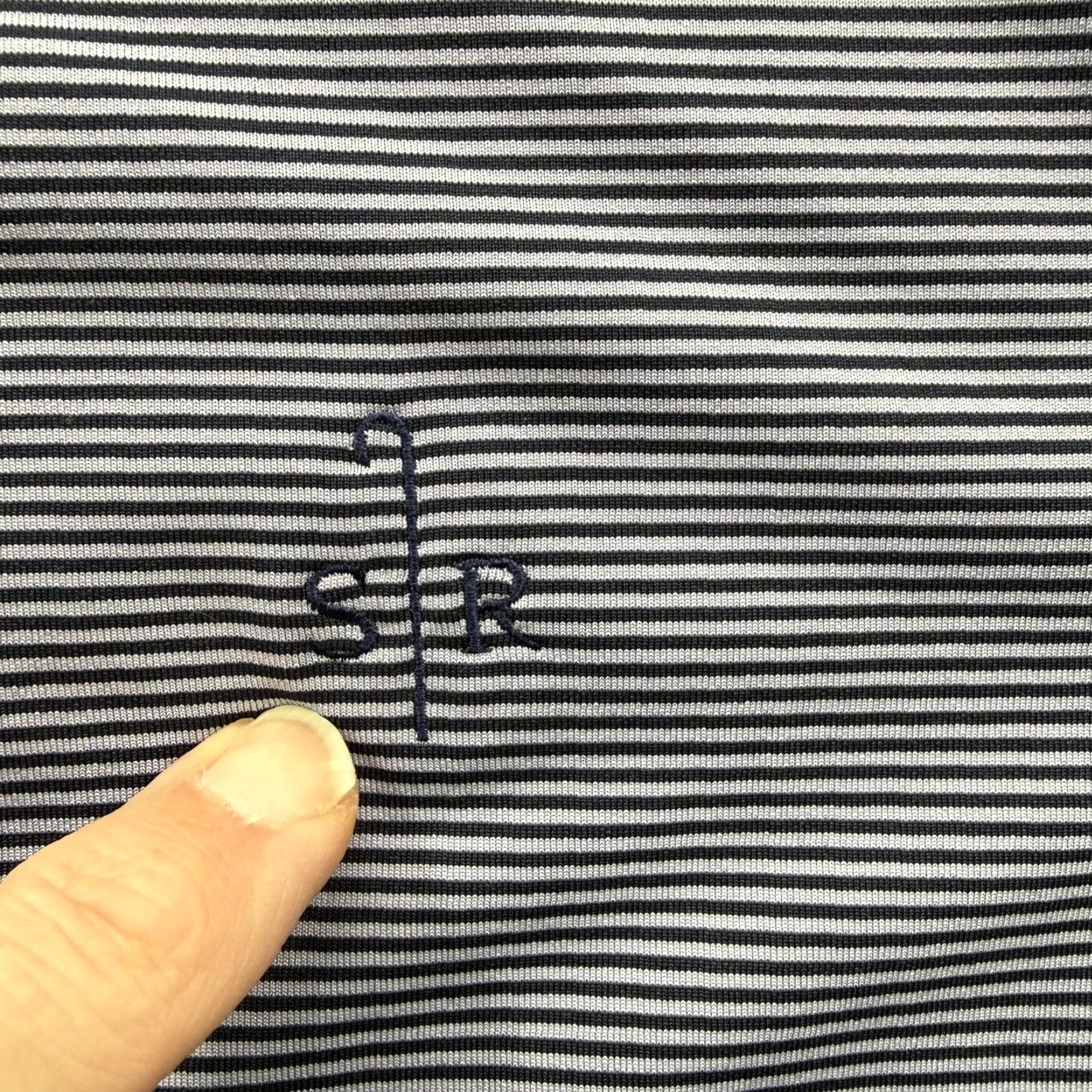 Vintage Greyson Polo Shirt Mens XL Blue Striped SR Logo Golf Performance Stretch Shirt Mens XL Blue Striped Polo Golf Short Sleeve Casual Size US XL / EU 56 / 4 - 4 Thumbnail