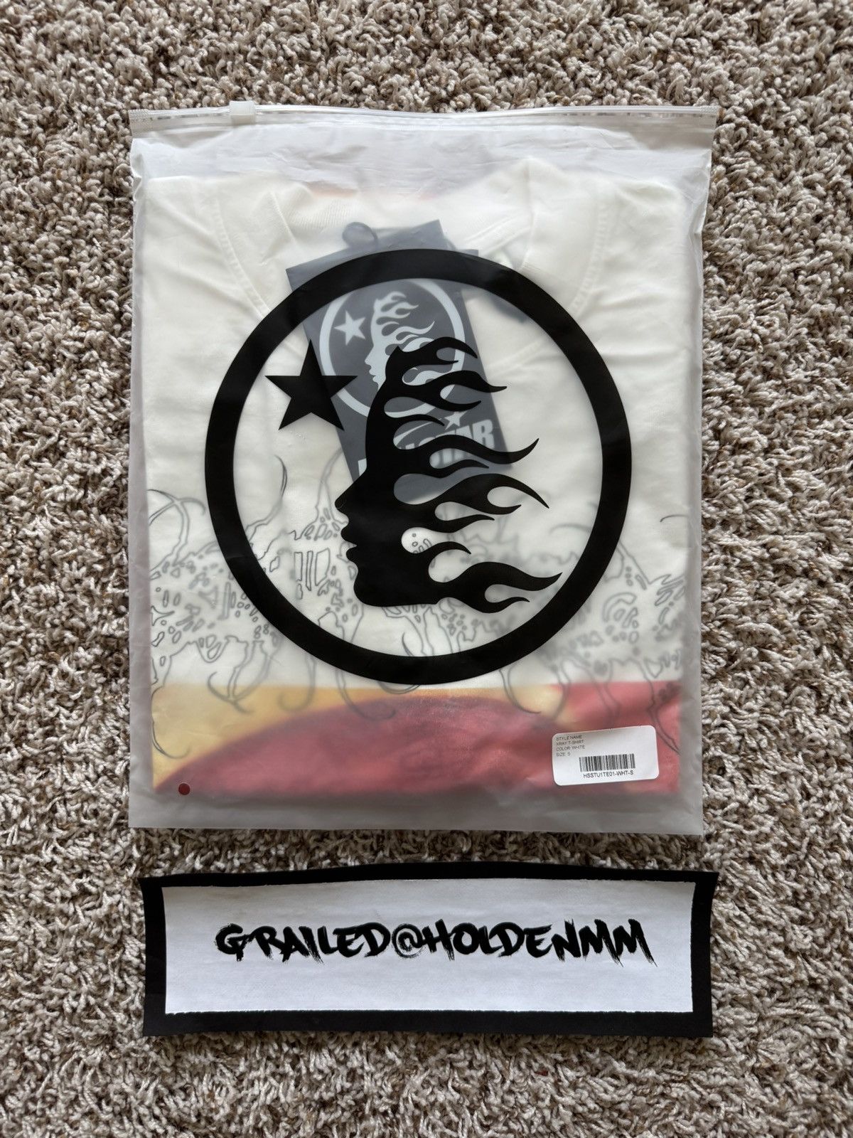 HELLSTAR Hellstar Blood Scan Tee Shirt White Size US S / EU 44-46 / 1 - 19 Thumbnail