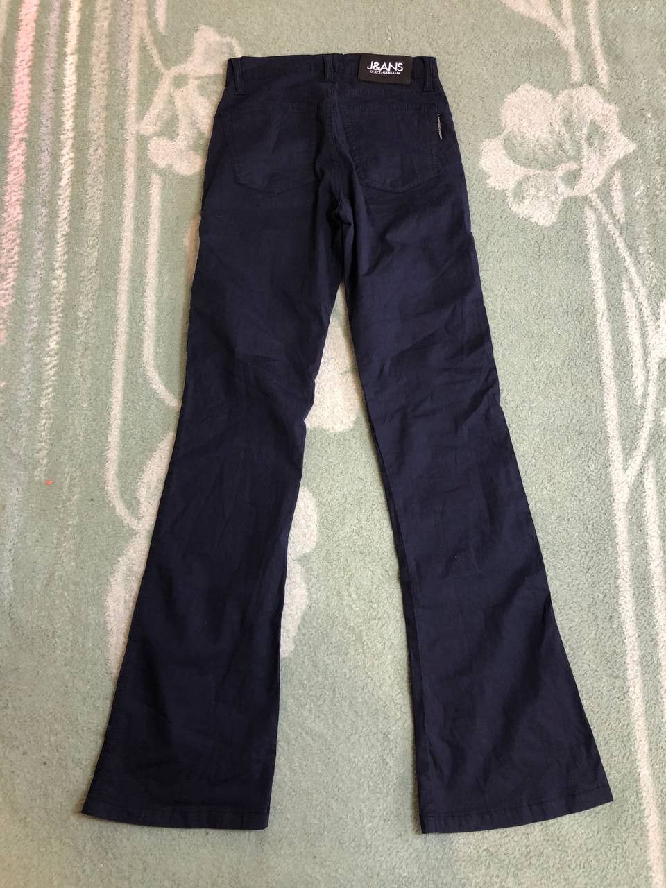 Dolce & Gabbana Vintage DOLCE& GABBANA JEANS Pants Navy Cotton Flared Size 26" / US 2 / IT 38 - 14 Thumbnail