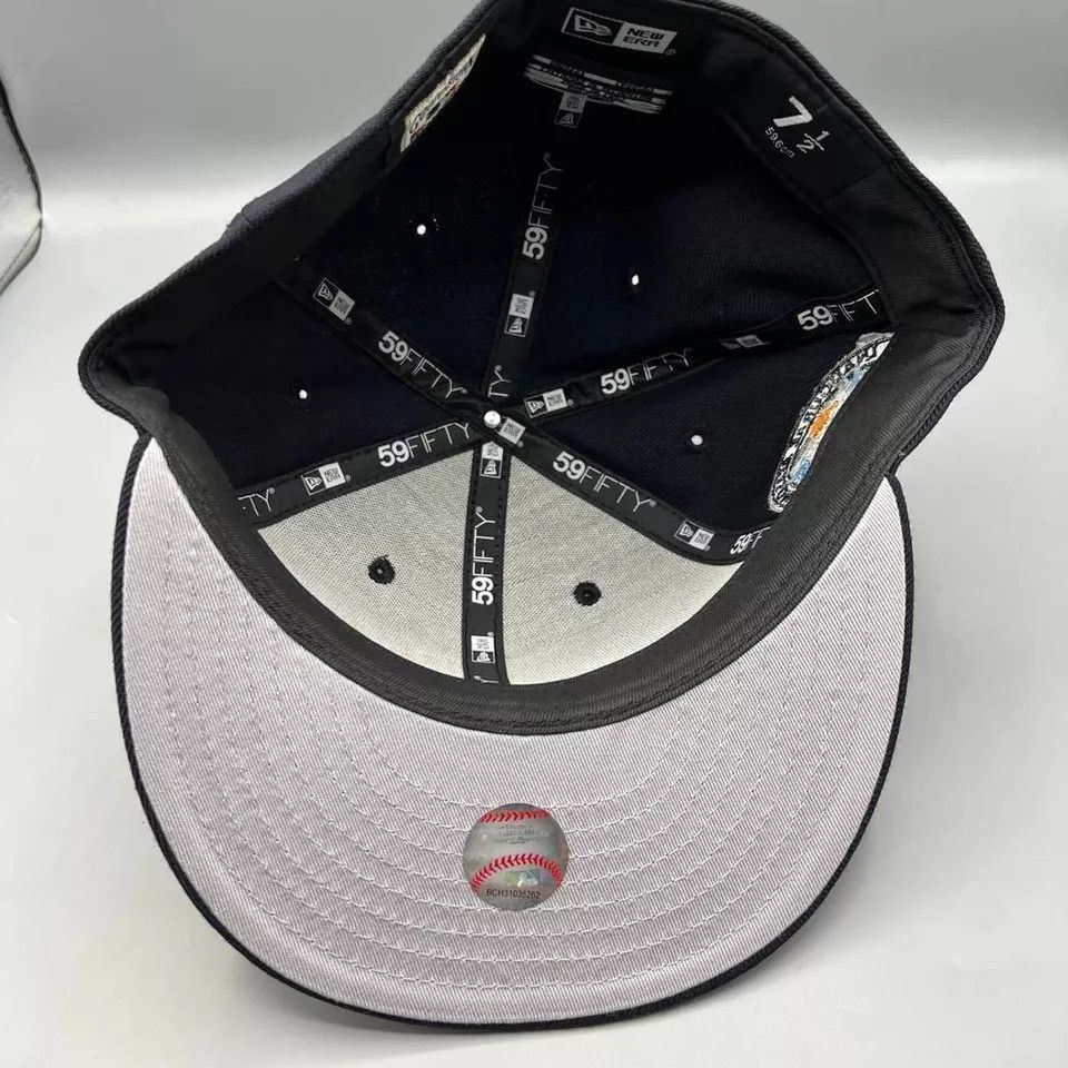 New Era Atlanta Braves Hat Men 7 1/2 59Fifty New Era MLB Fitted Cap Size ONE SIZE - 5 Thumbnail