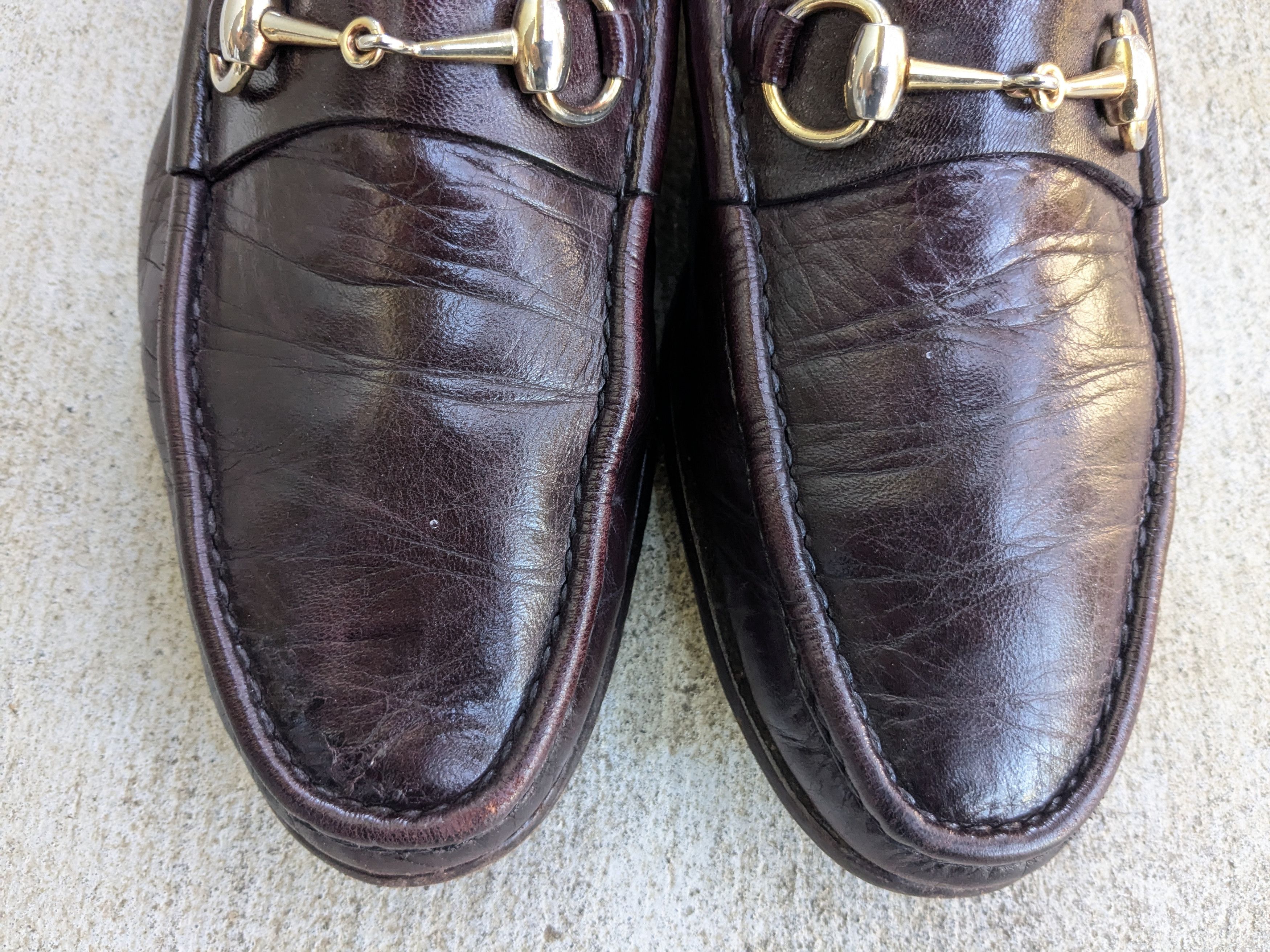 Gucci × Tom Ford Gucci Horsebit Loafers Burgundy 11 Narrow Leather Italy Slip Size US 11 / EU 44 - 5 Thumbnail